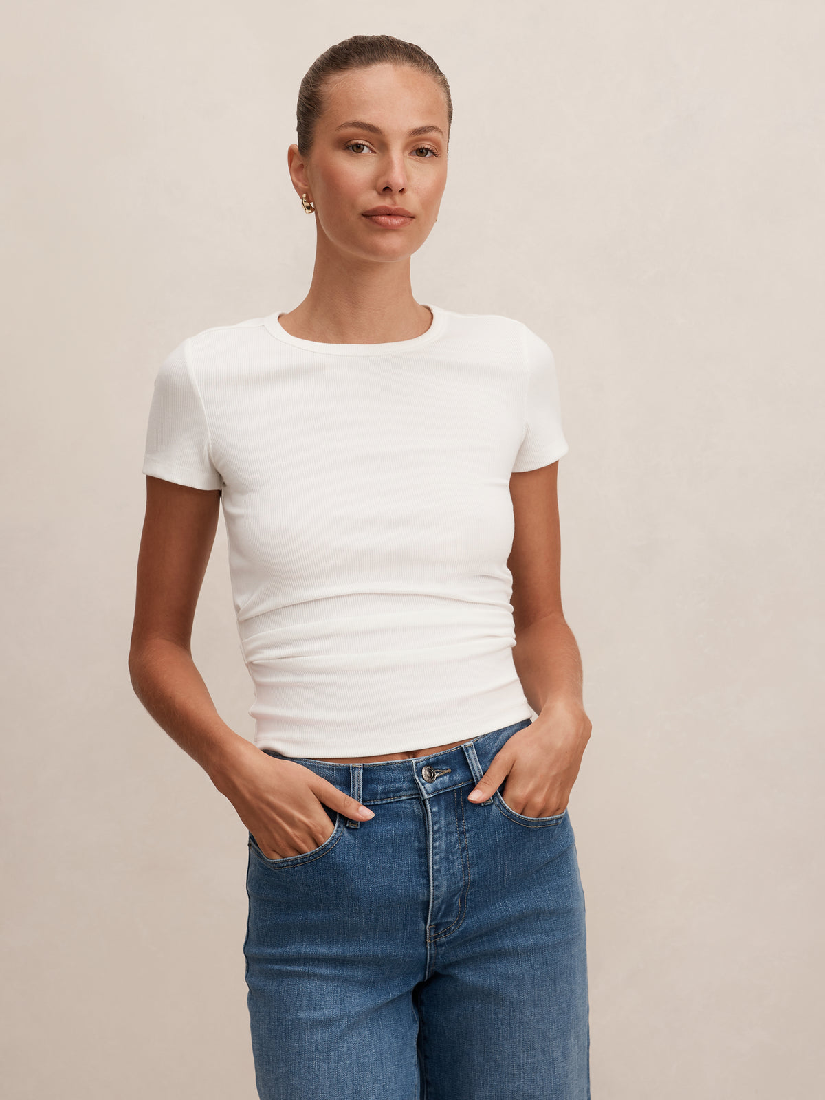 Kelly Tuck Detail Baby Tee