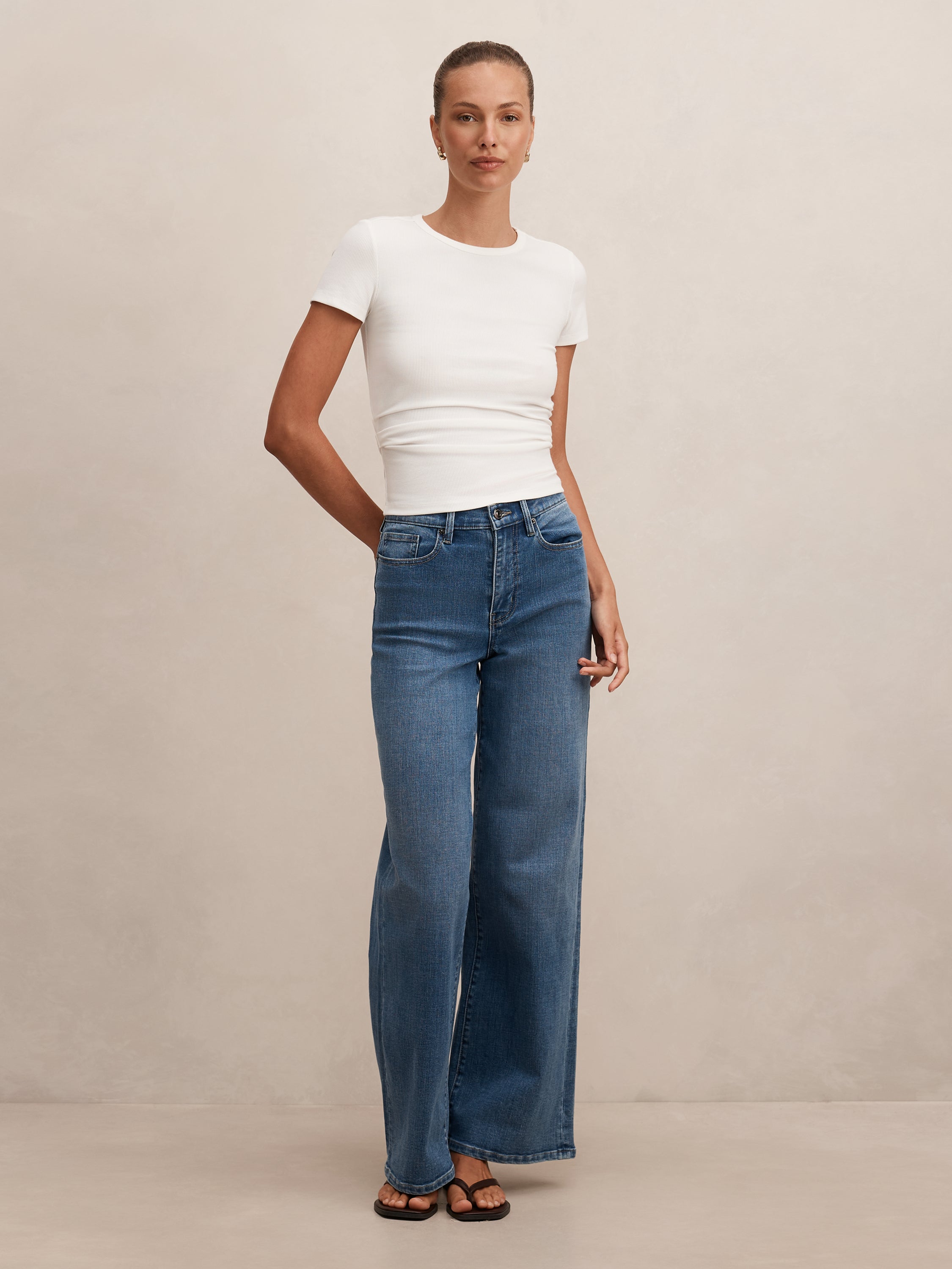 Kelly Tuck Detail Baby Tee