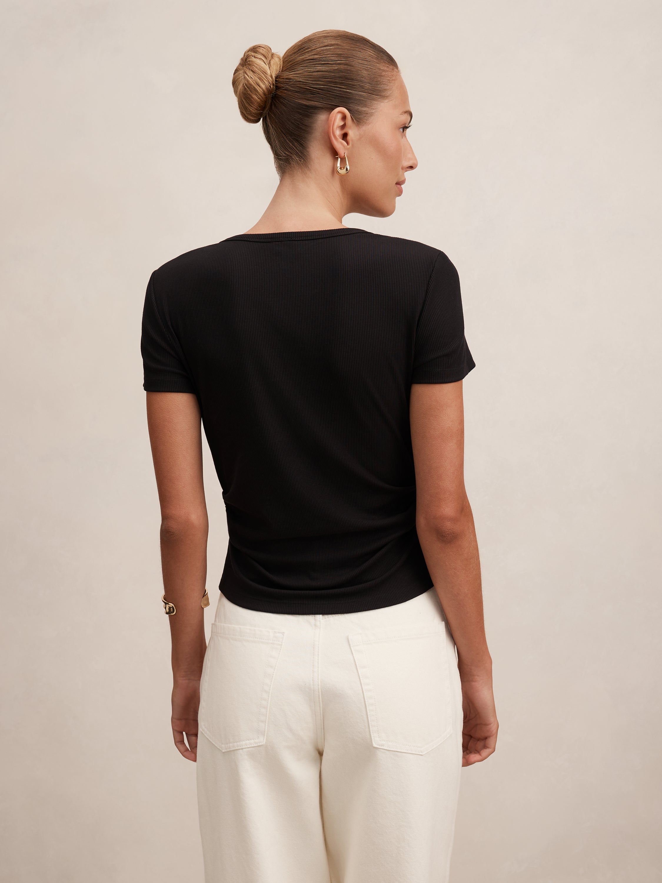 Kelly Tuck Detail Baby Tee