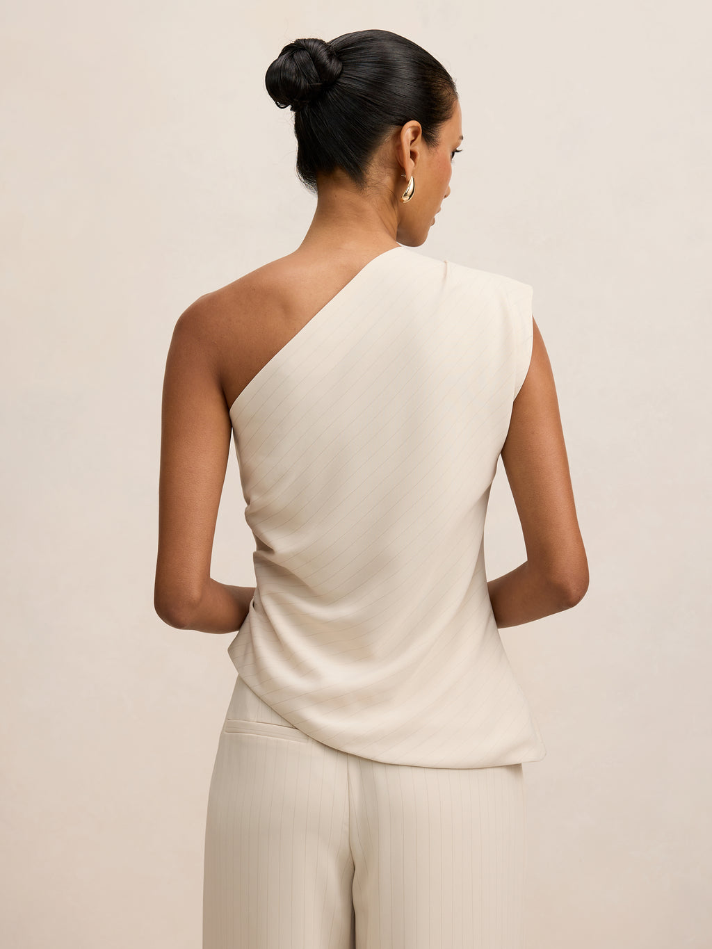 Willow Petite Asymmetrical Tuck Top