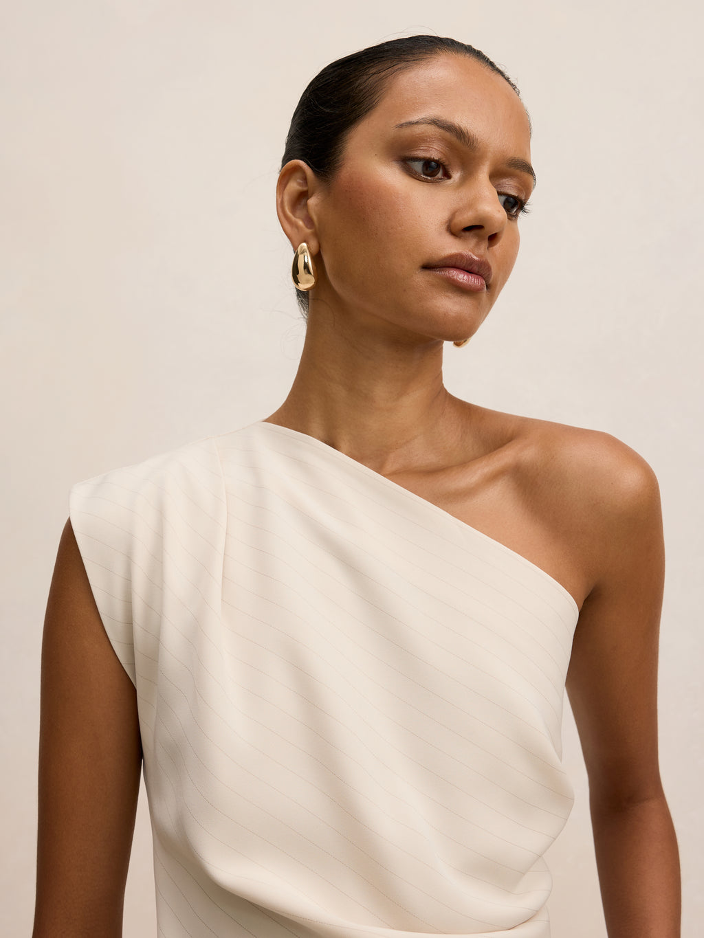 Willow Petite Asymmetrical Tuck Top