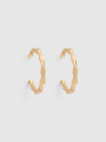 Signature Lenora Large Wave Hoop