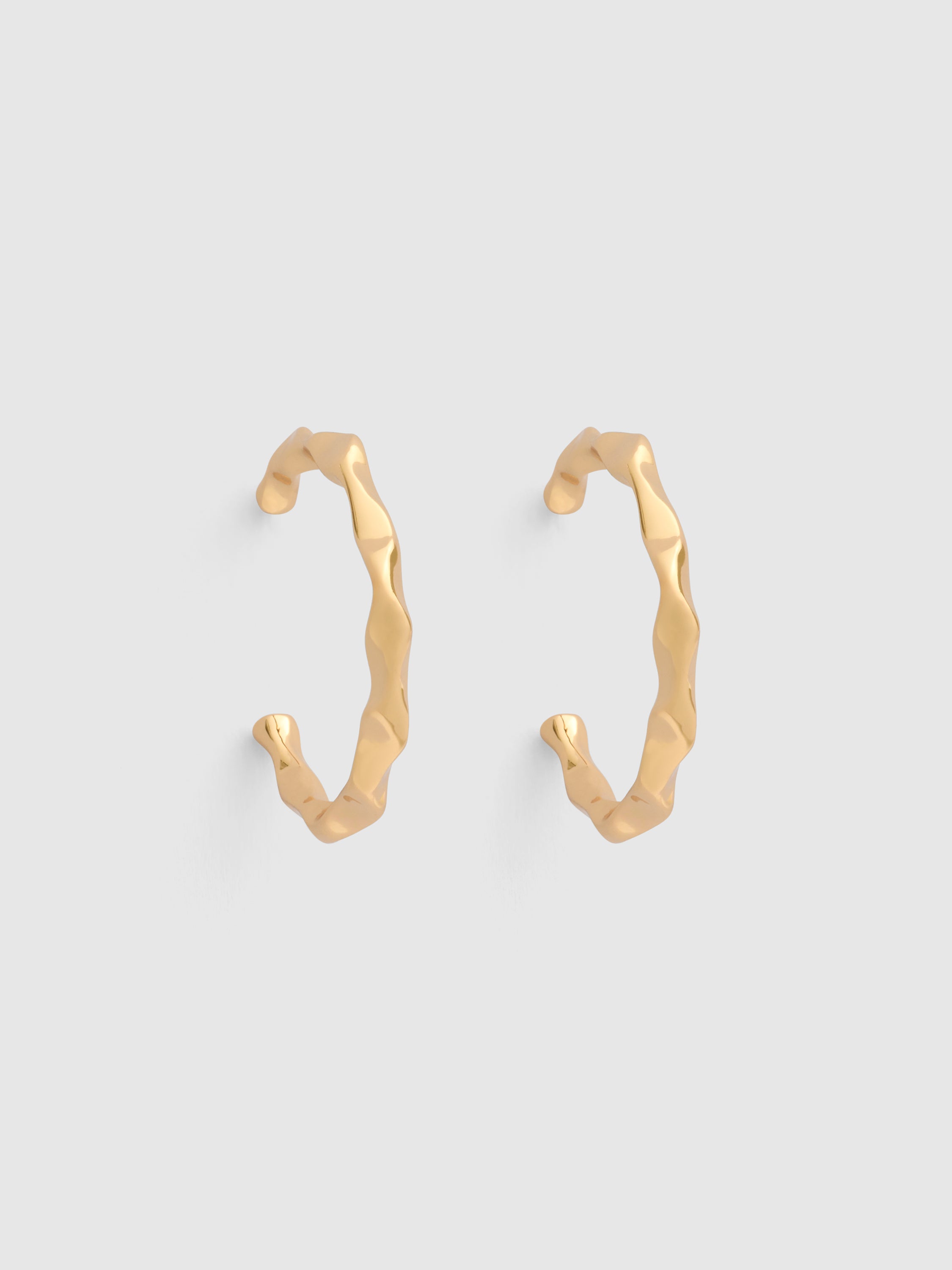 Signature Lenora Large Wave Hoop