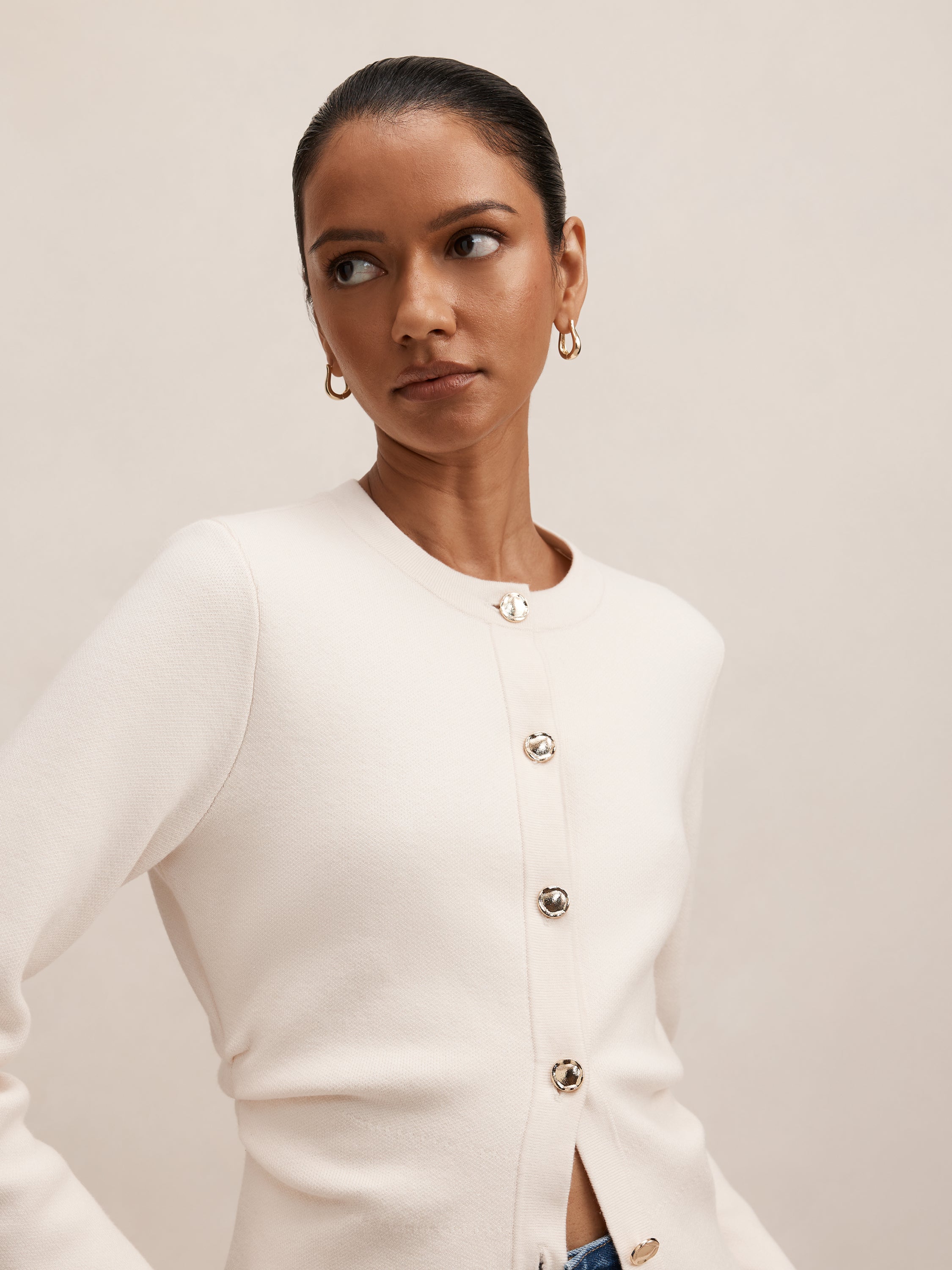 Valencia Petite Structured Cardigan