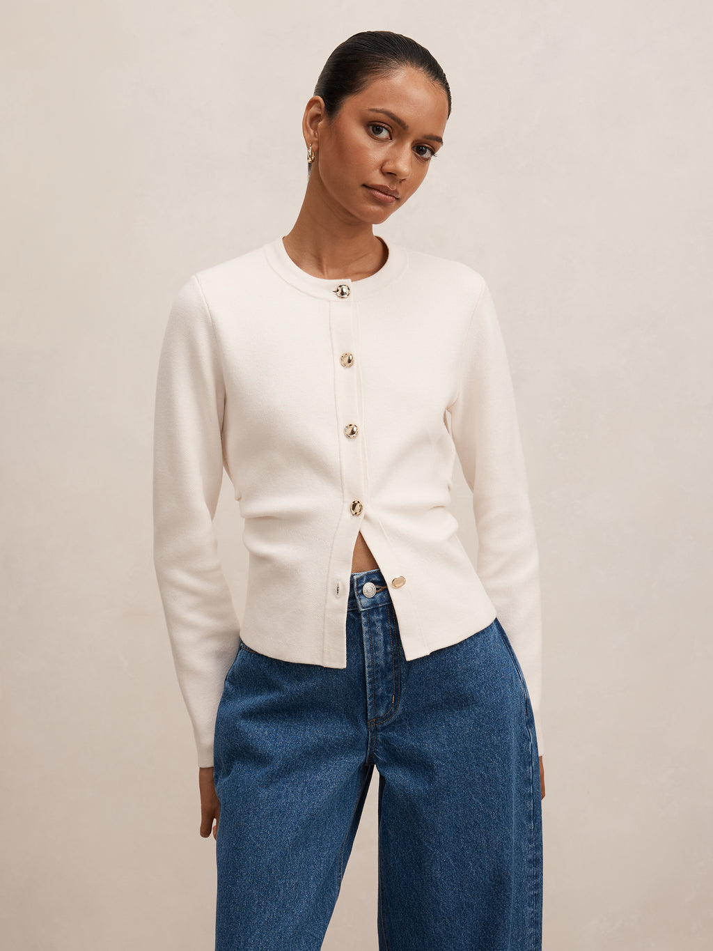 Valencia Petite Structured Cardigan