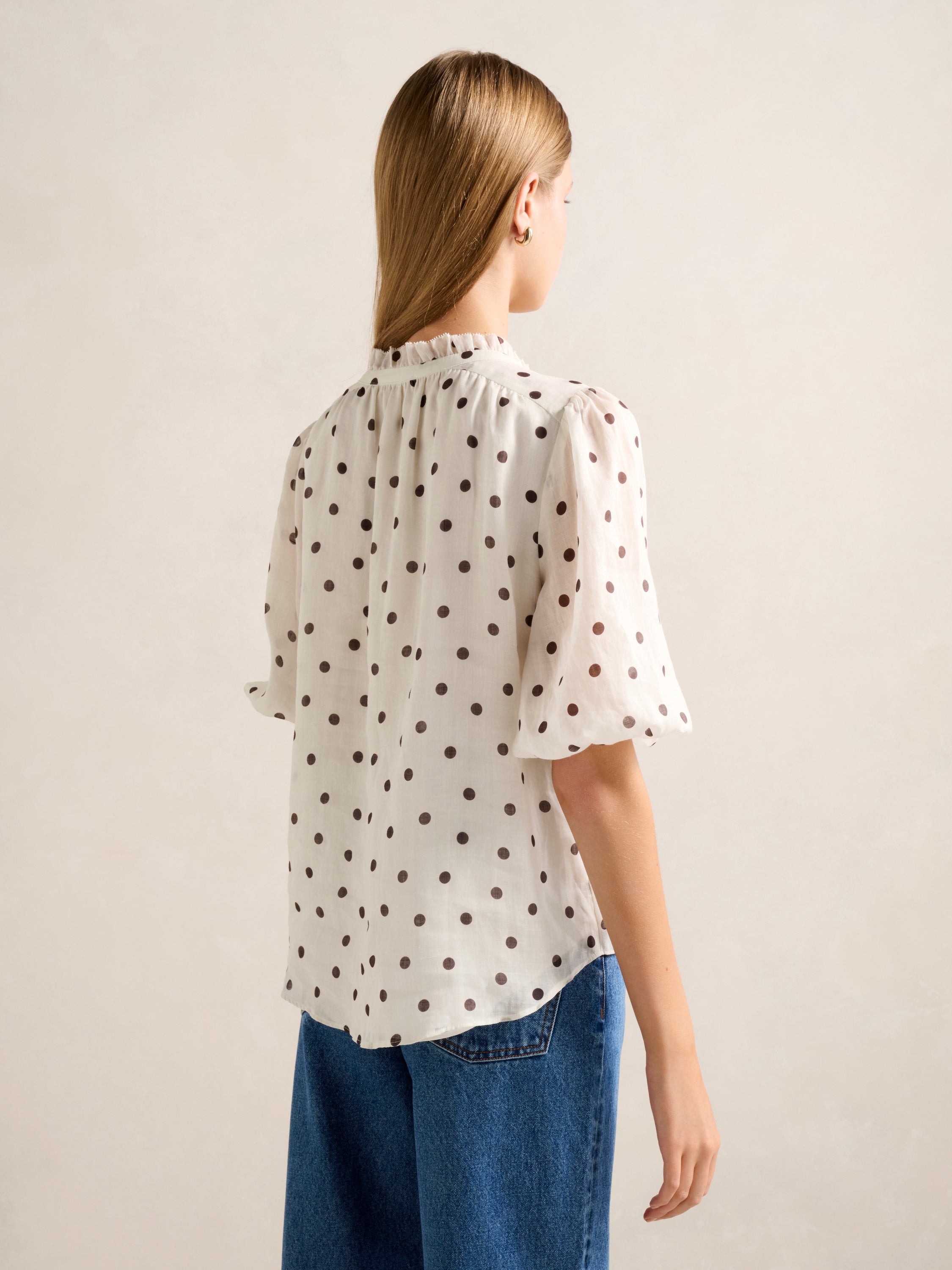 Helena Spot Blouse