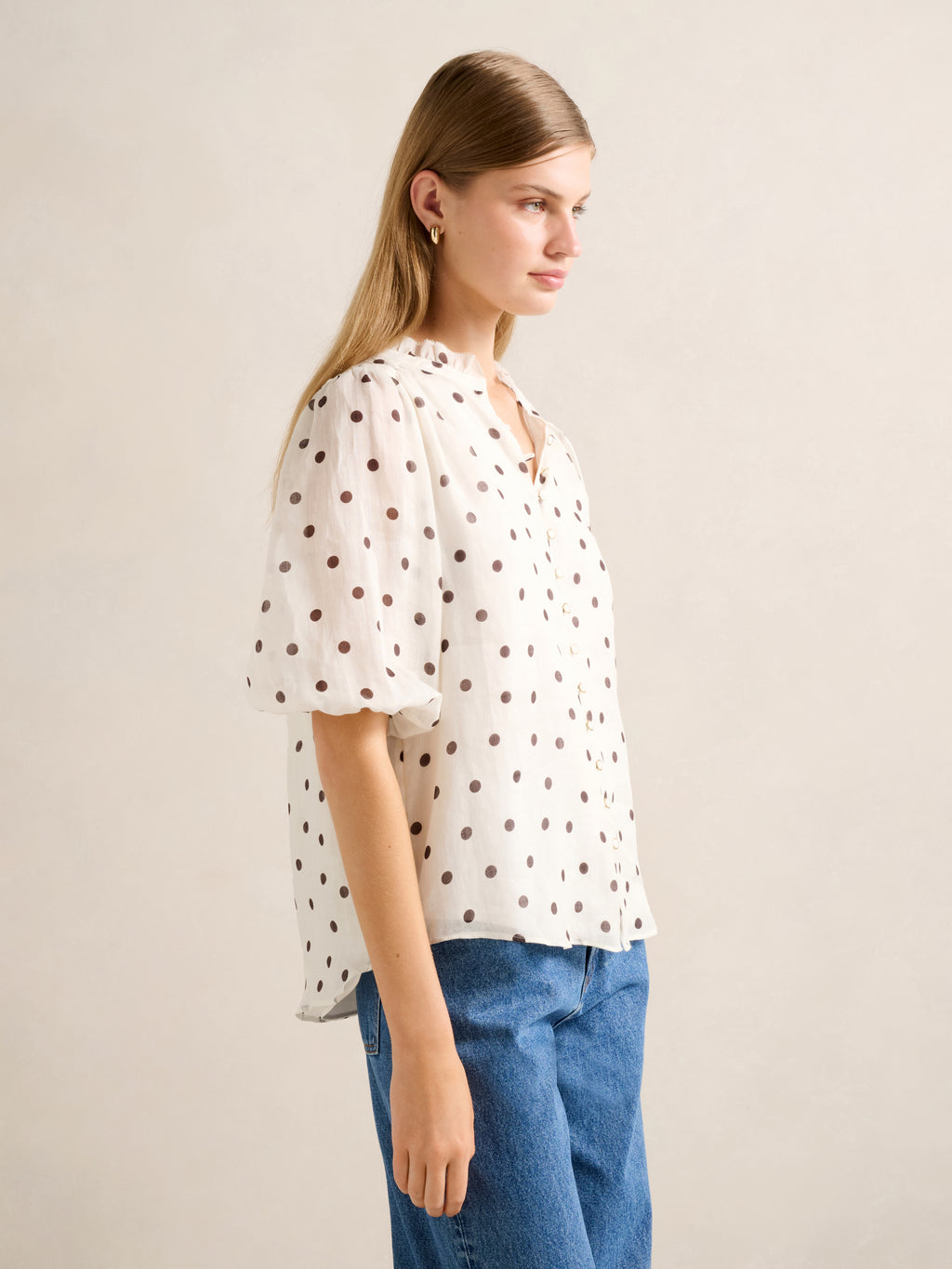 Helena Spot Blouse