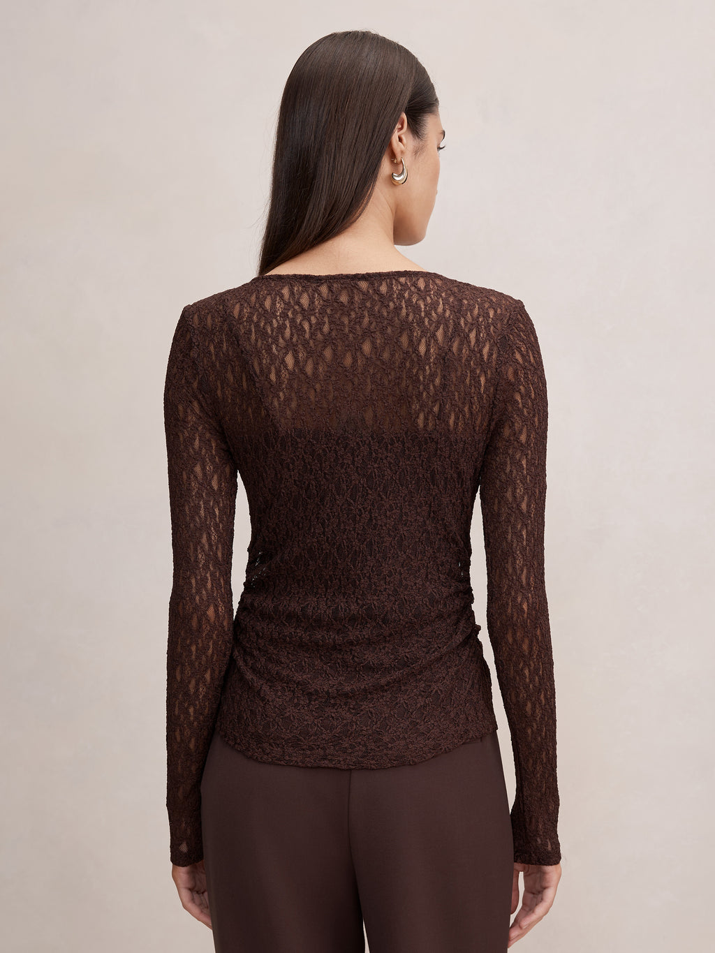 Alex Lace Long Sleeve Top