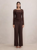 Alex Lace Long Sleeve Top