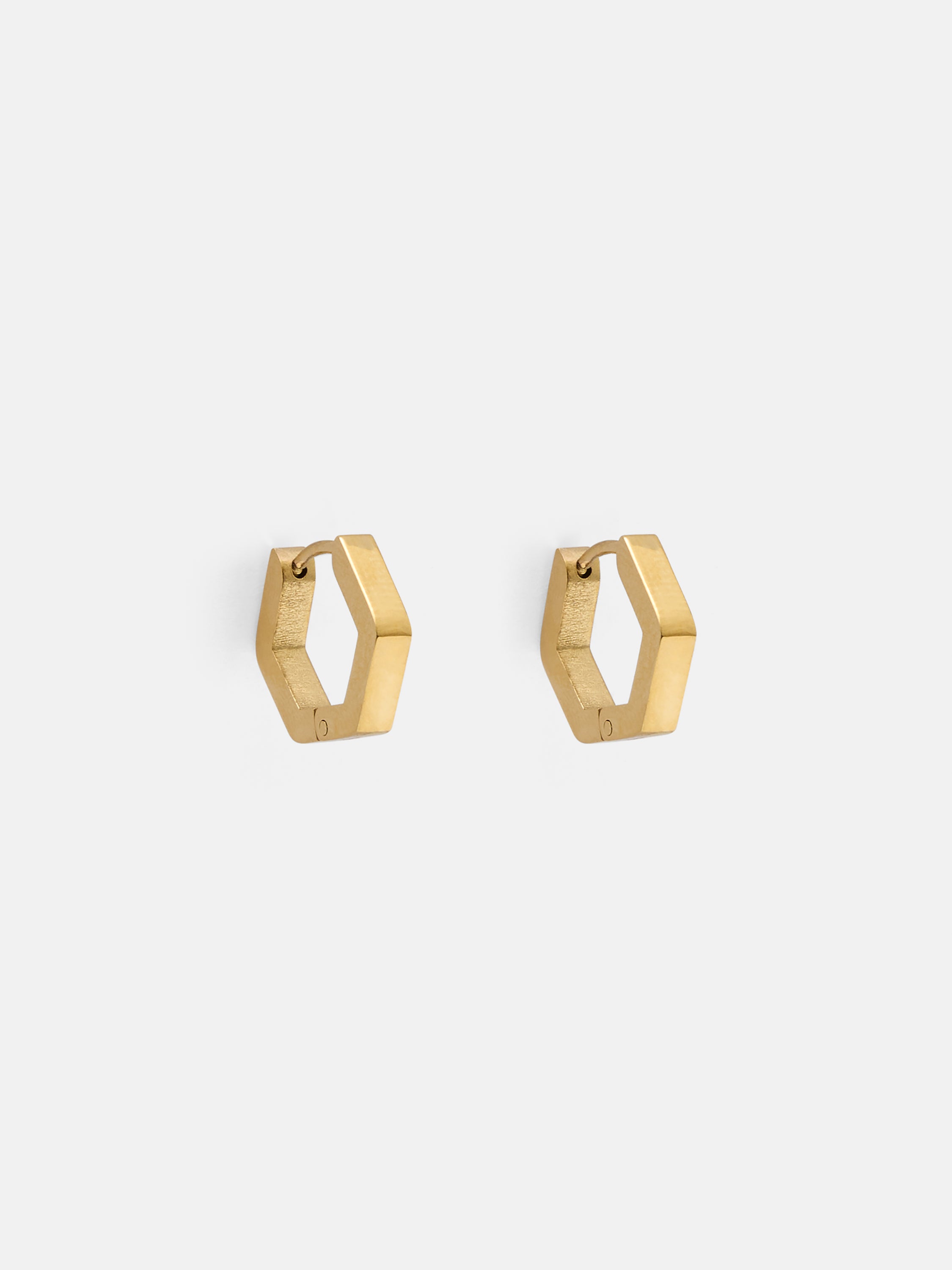 Matilda Hexagon Small Hoop