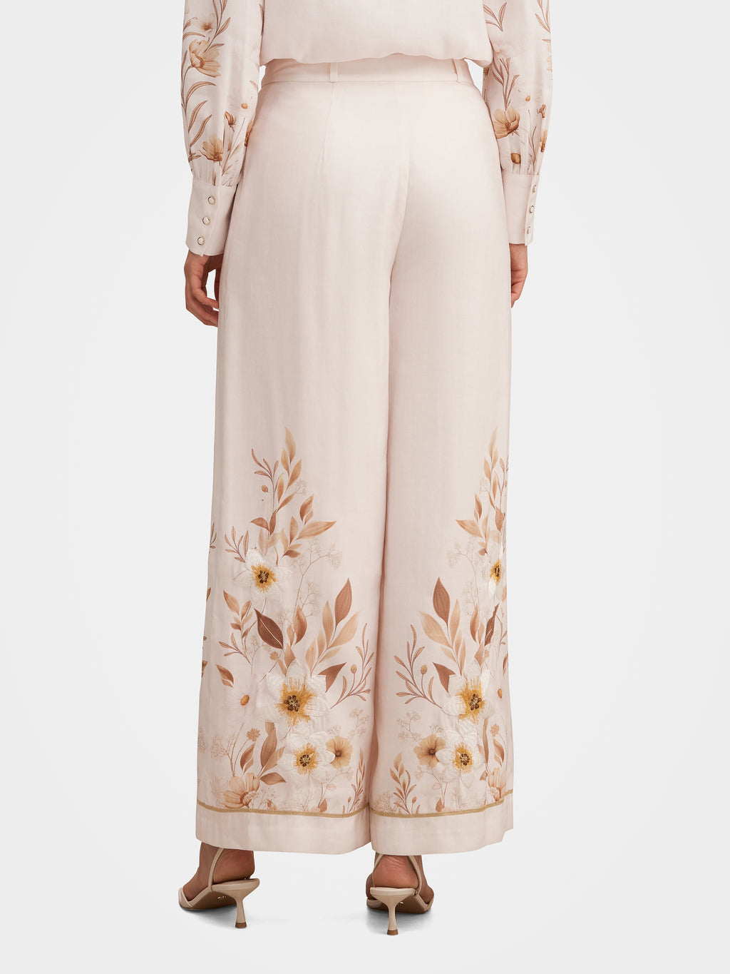 Sylvia Floral Embroidery Pant