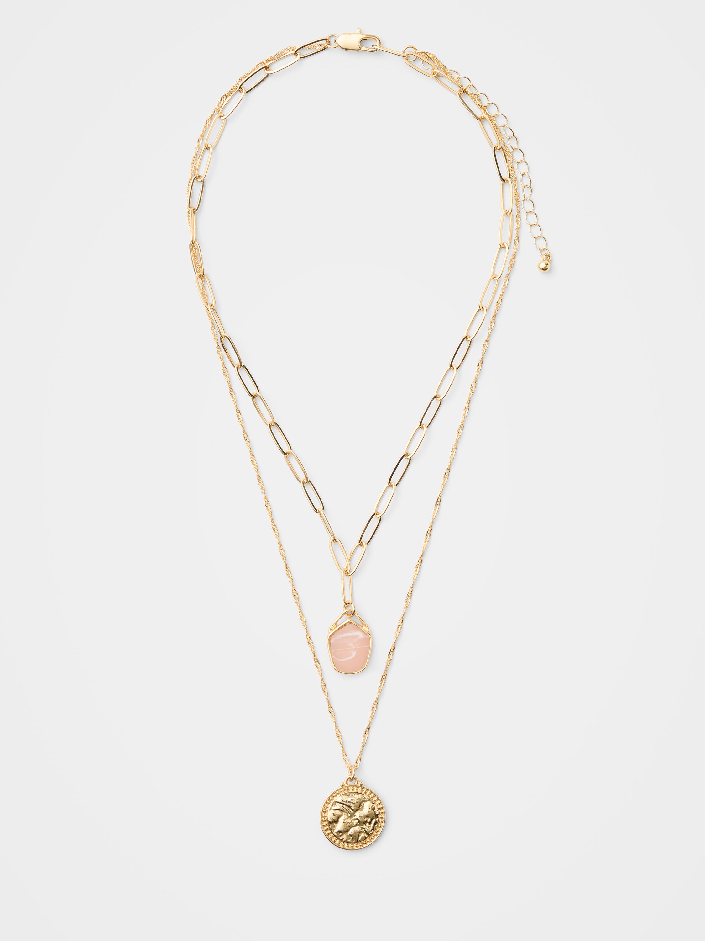 Saylor Stone Charm Necklace