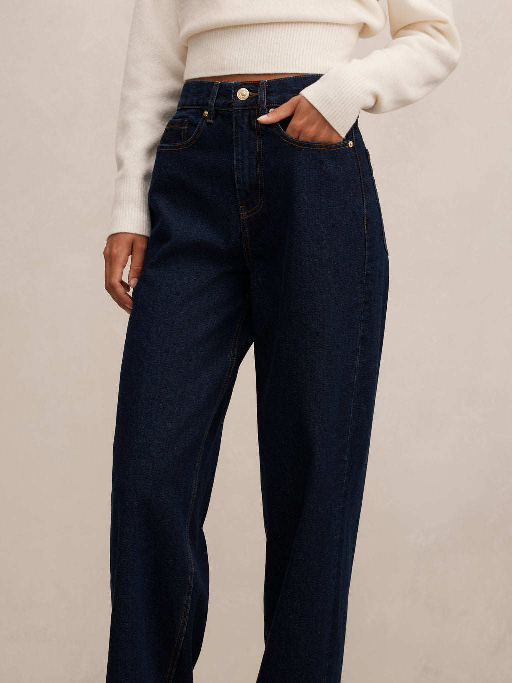 Gia High Rise Wide Leg Jean