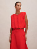 Naia Bubble Hem Top