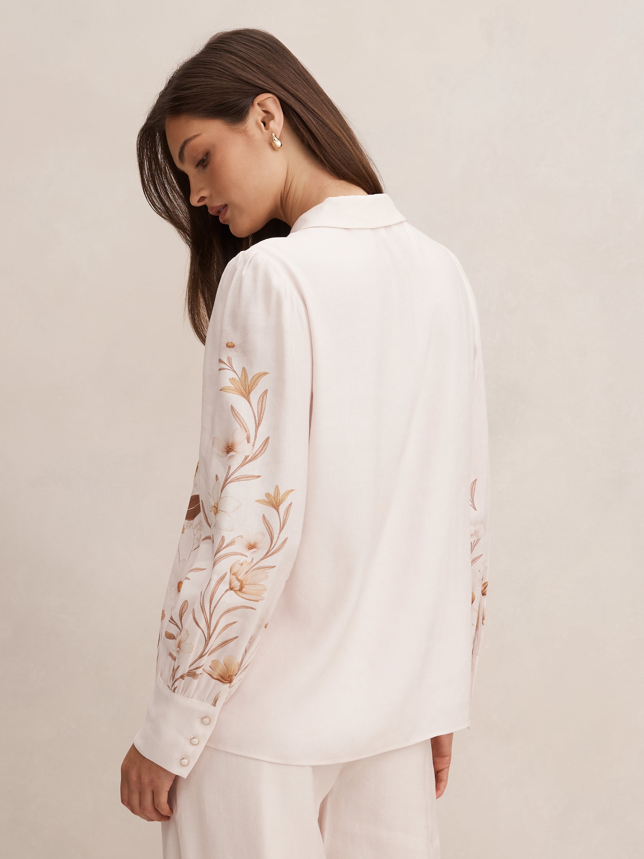 Sylvia Floral Print Shirt
