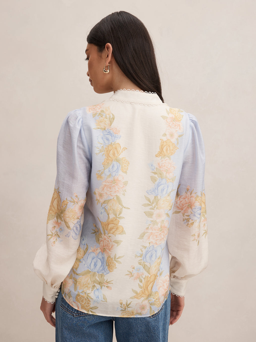 Emma Trimmed Blouse