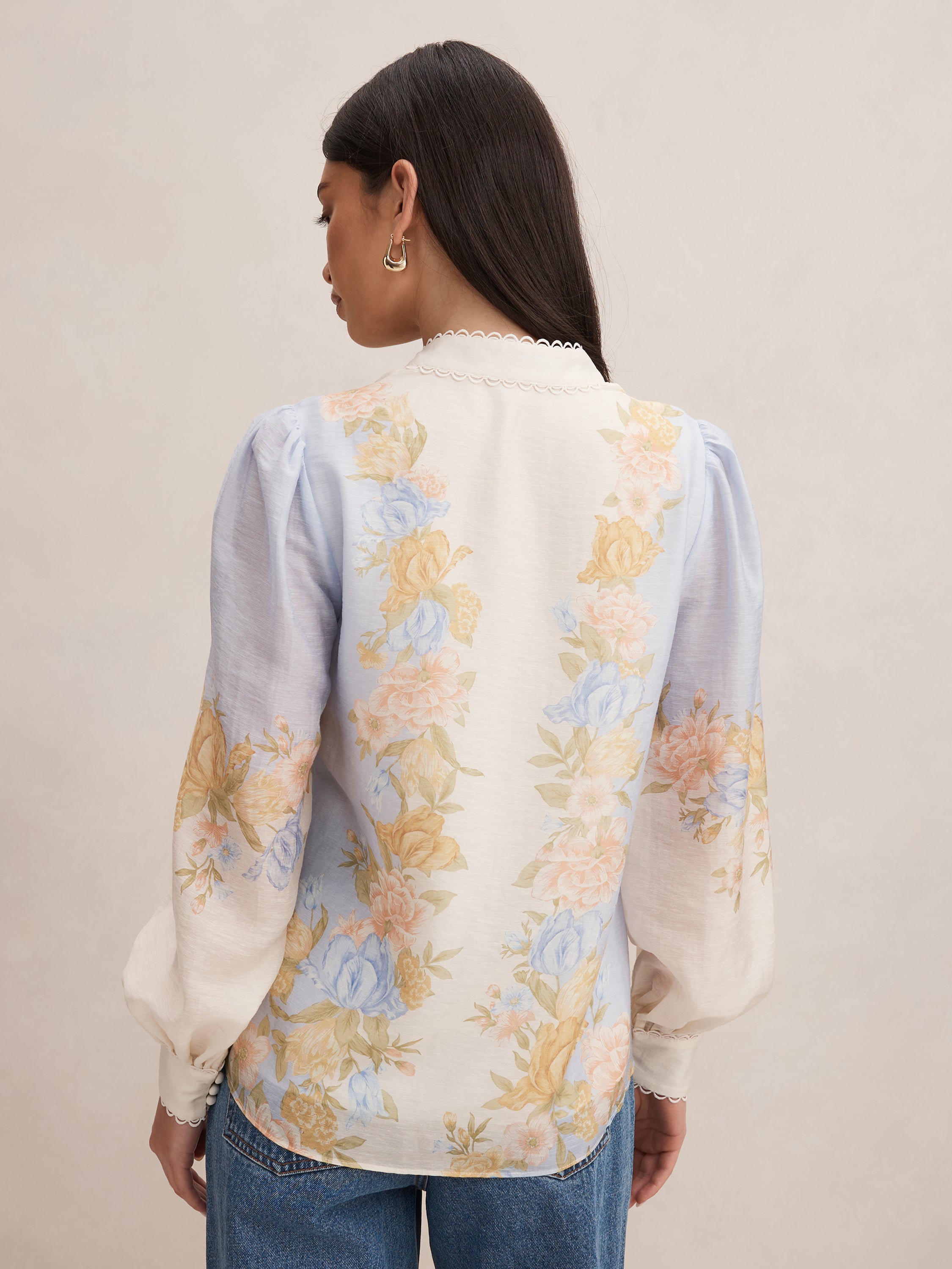 Emma Trimmed Blouse