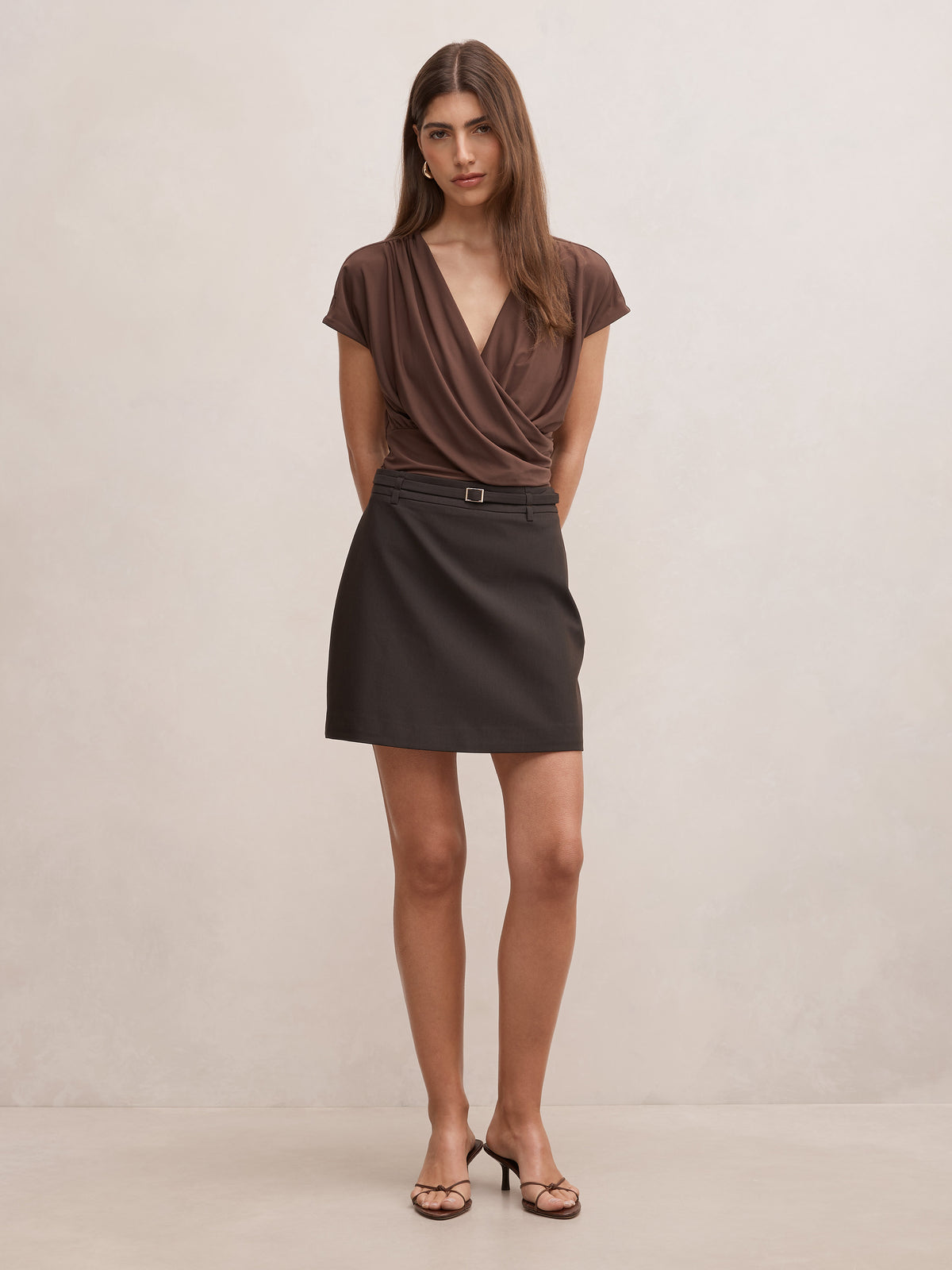 Eloise Belted Mini Skirt