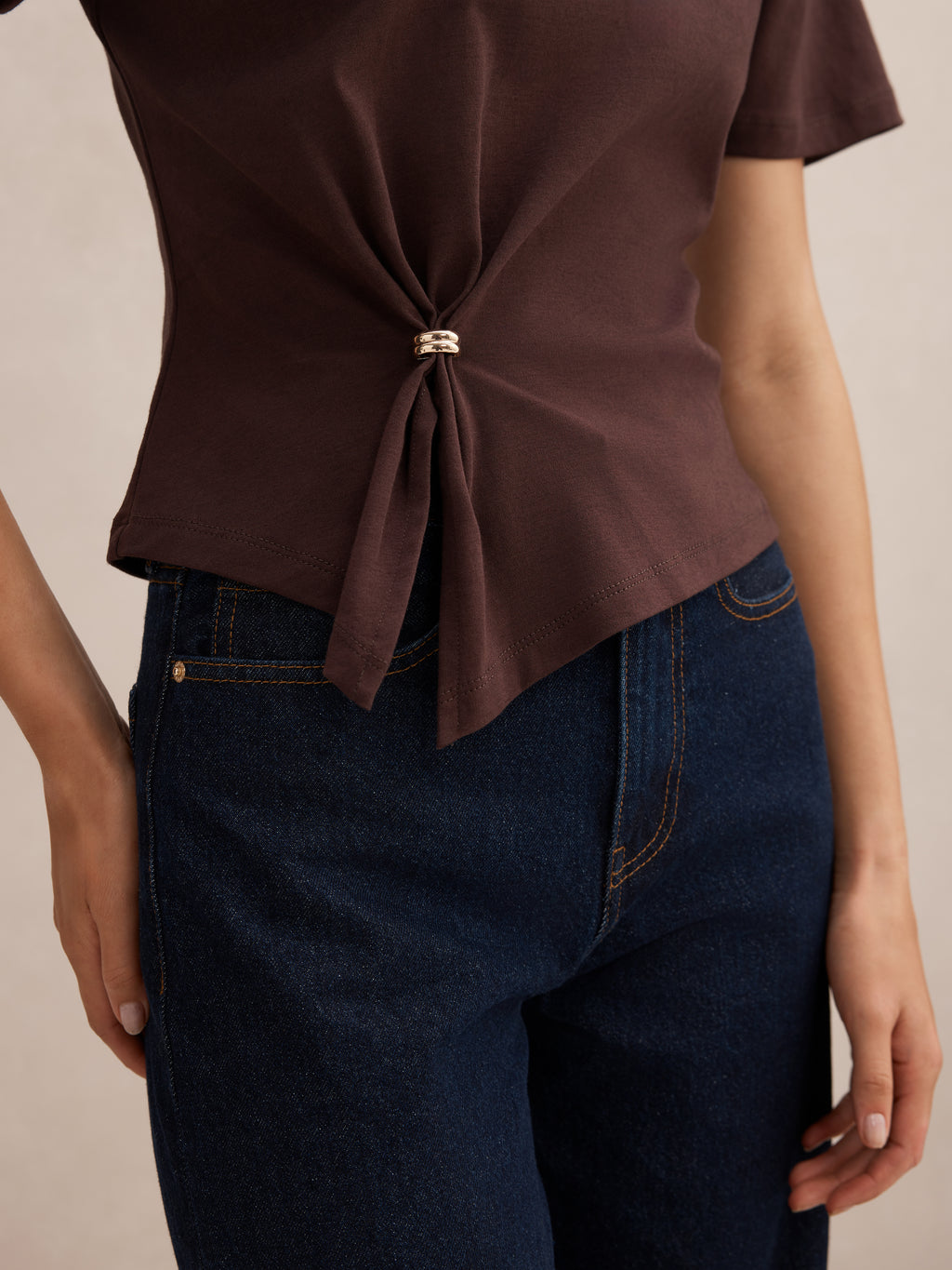 Lani Hardware Detail Tee