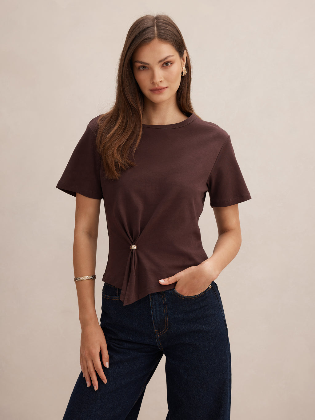 Lani Hardware Detail Tee