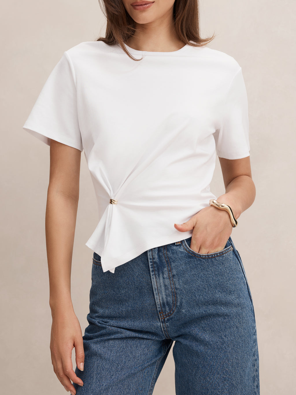 Lani Hardware Detail Tee
