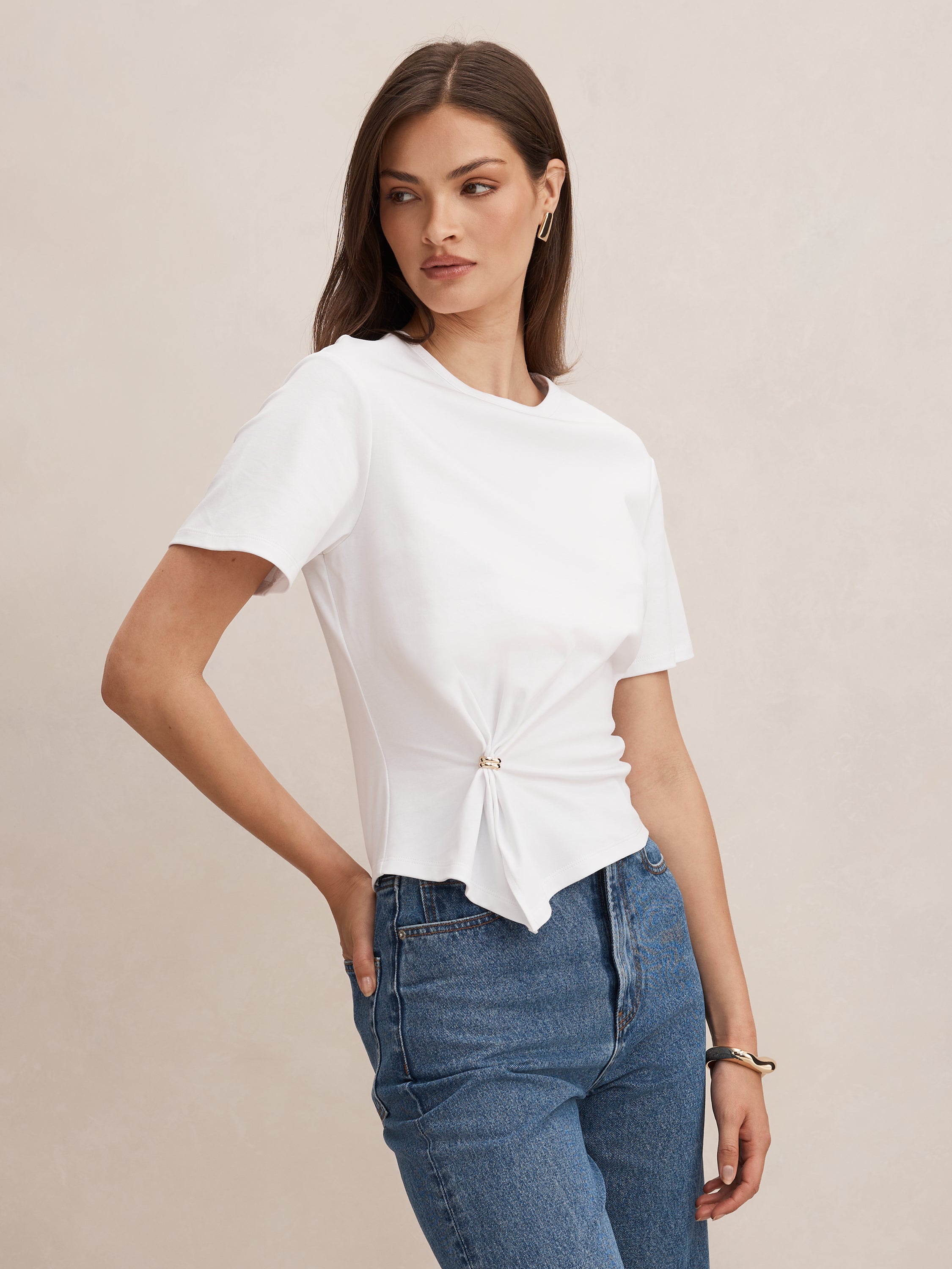 Lani Hardware Detail Tee