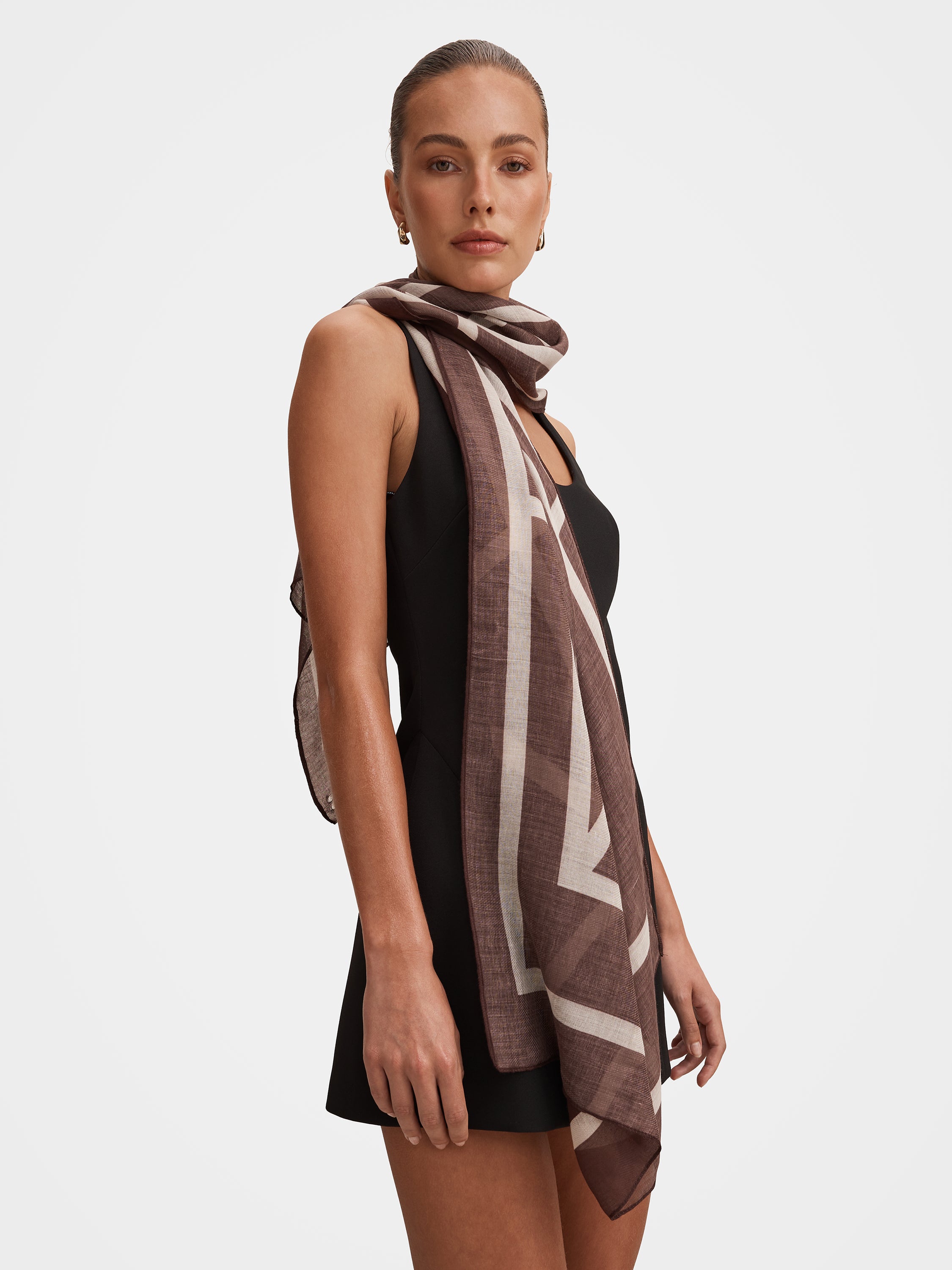 Immy Geo Print Scarf