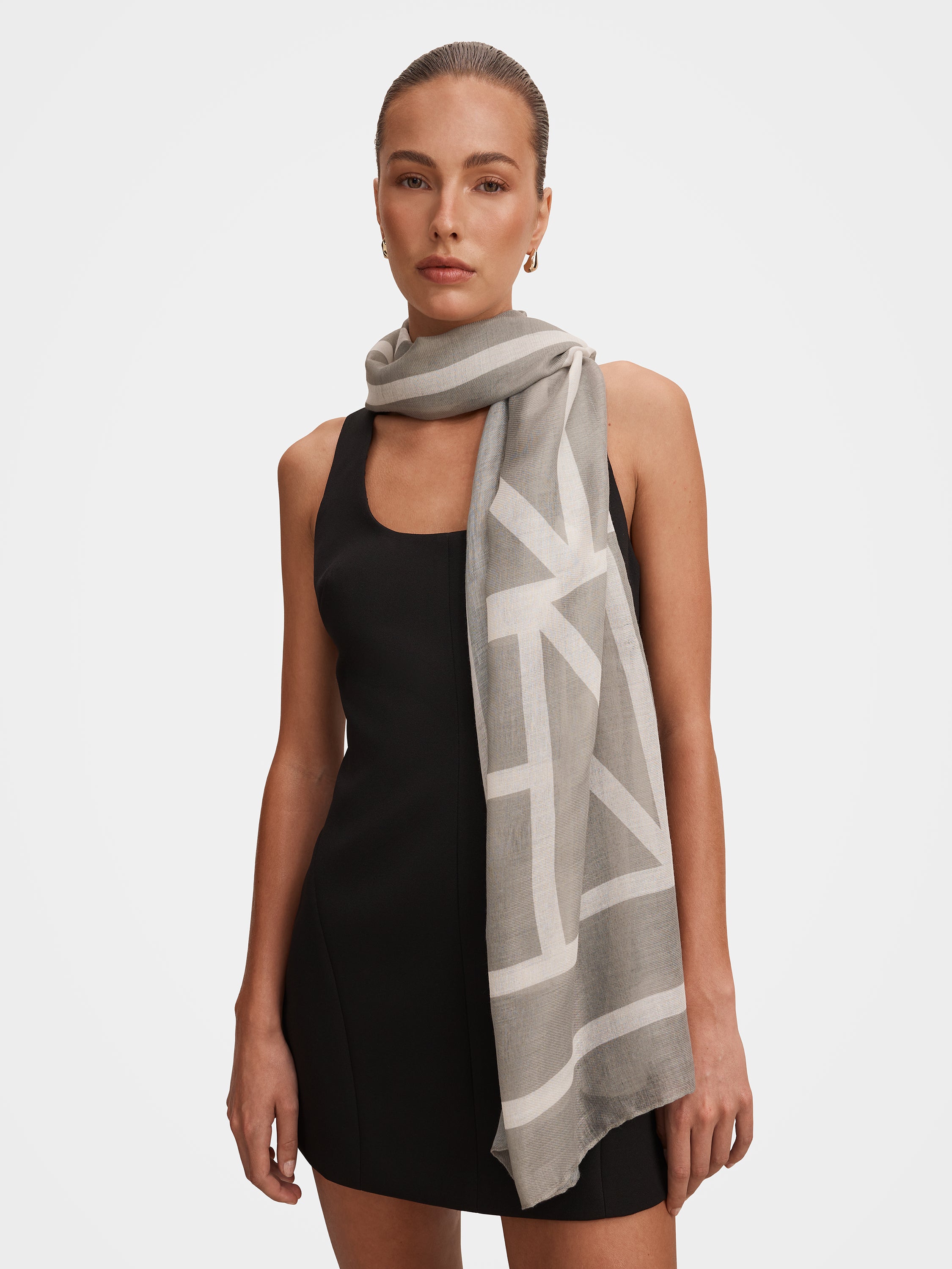 Immy Geo Print Scarf