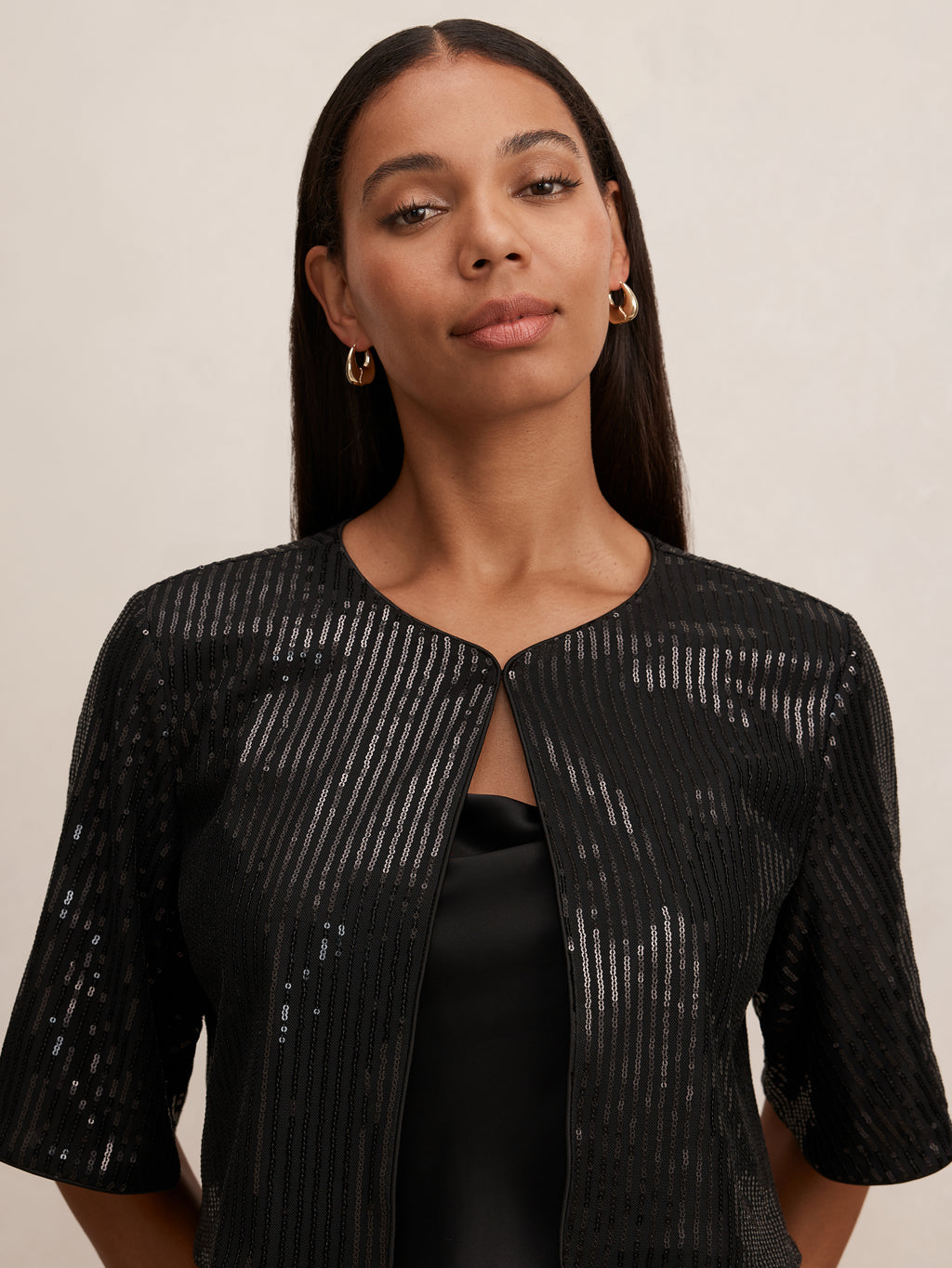 Sasha Sequin Cape