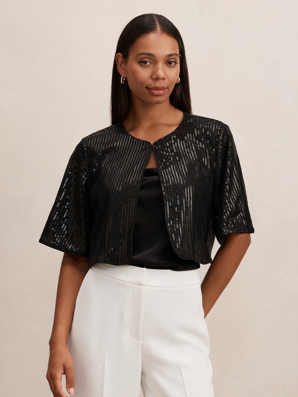 Sasha Sequin Cape