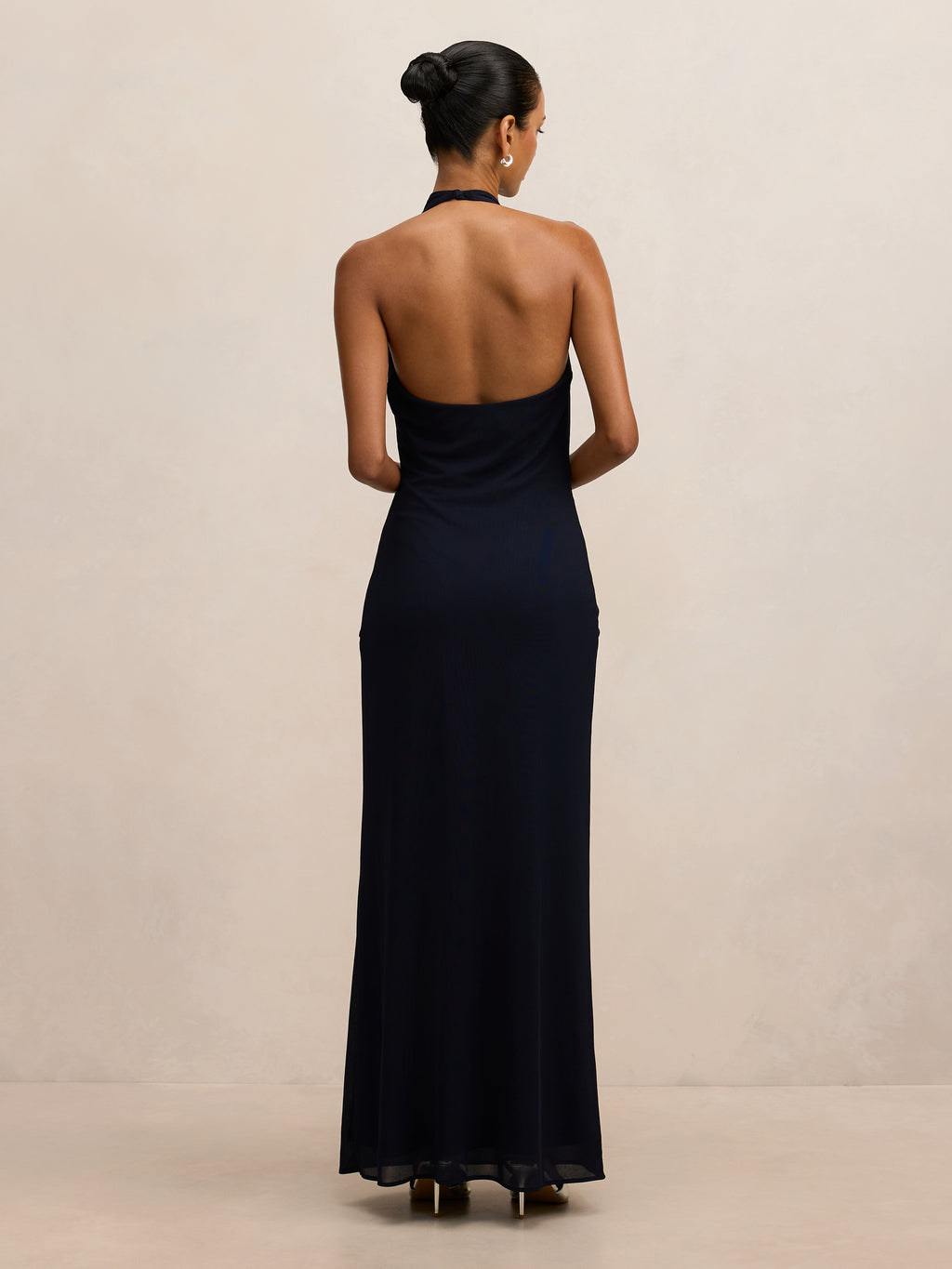 Abby Petite Halter Maxi Dress