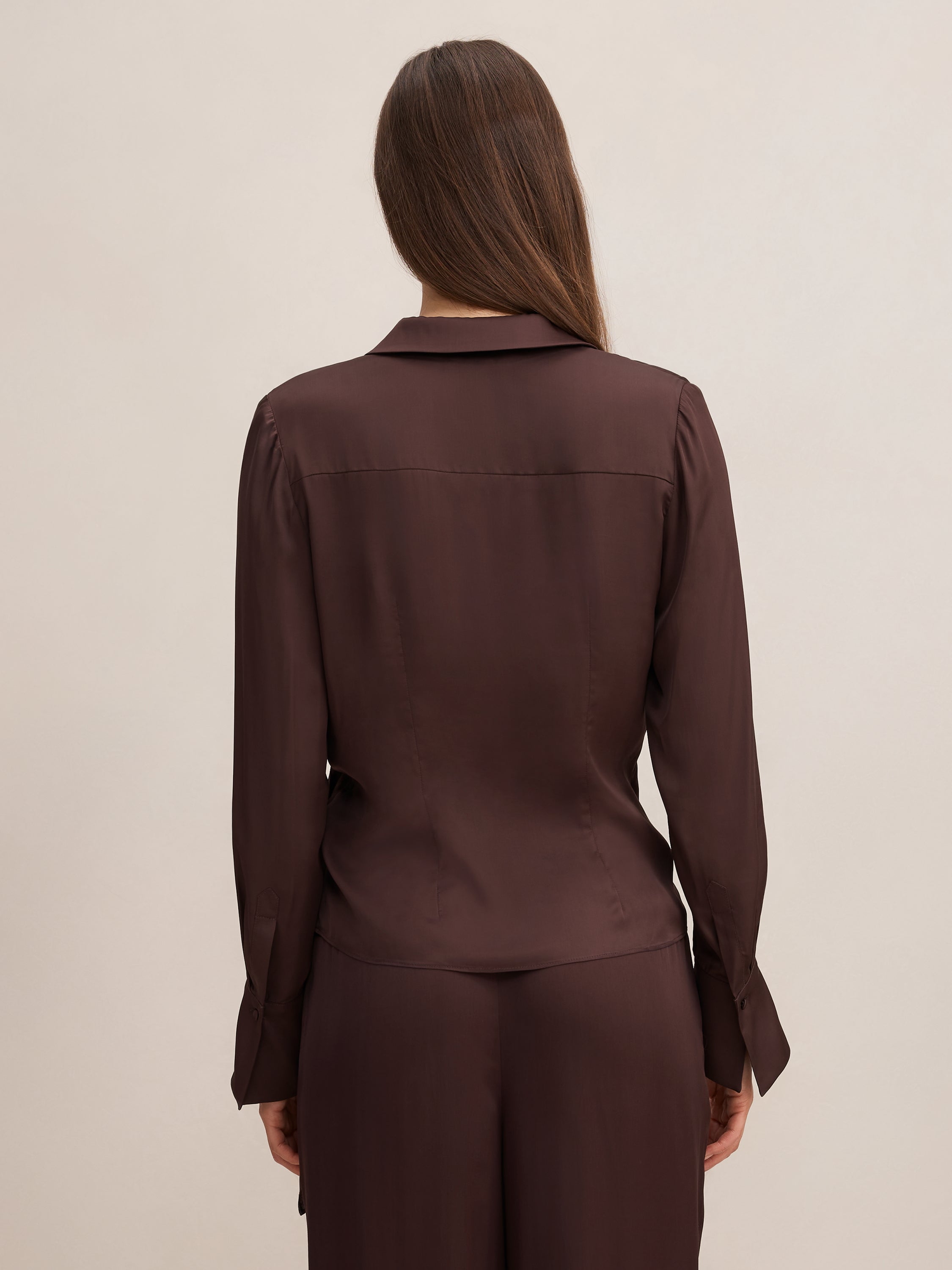 Maude Asymmetrical Drape Shirt