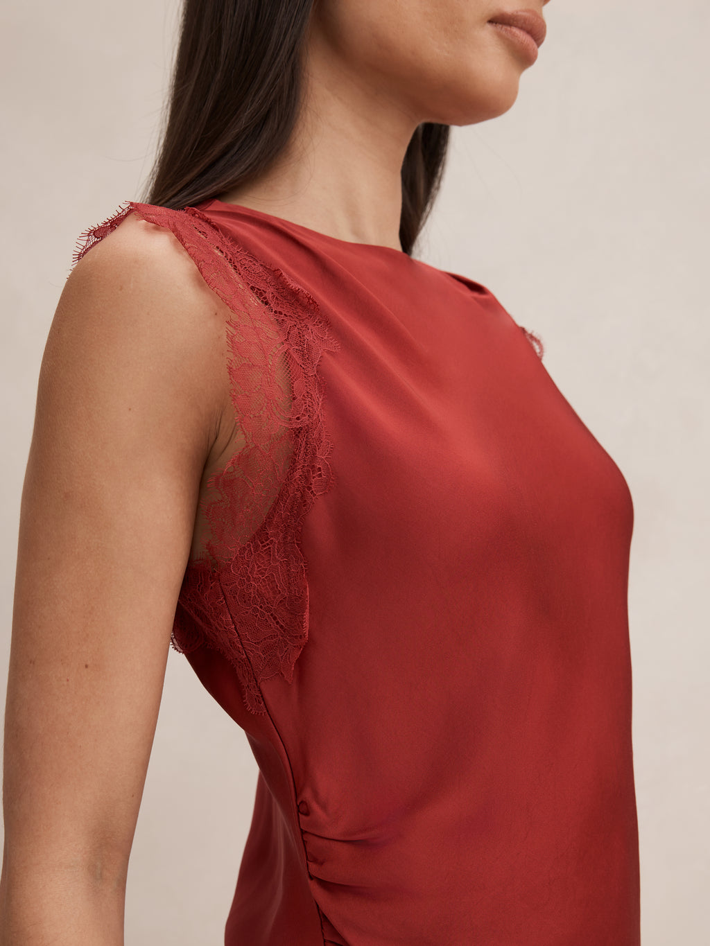 Enola Lace Trim Top