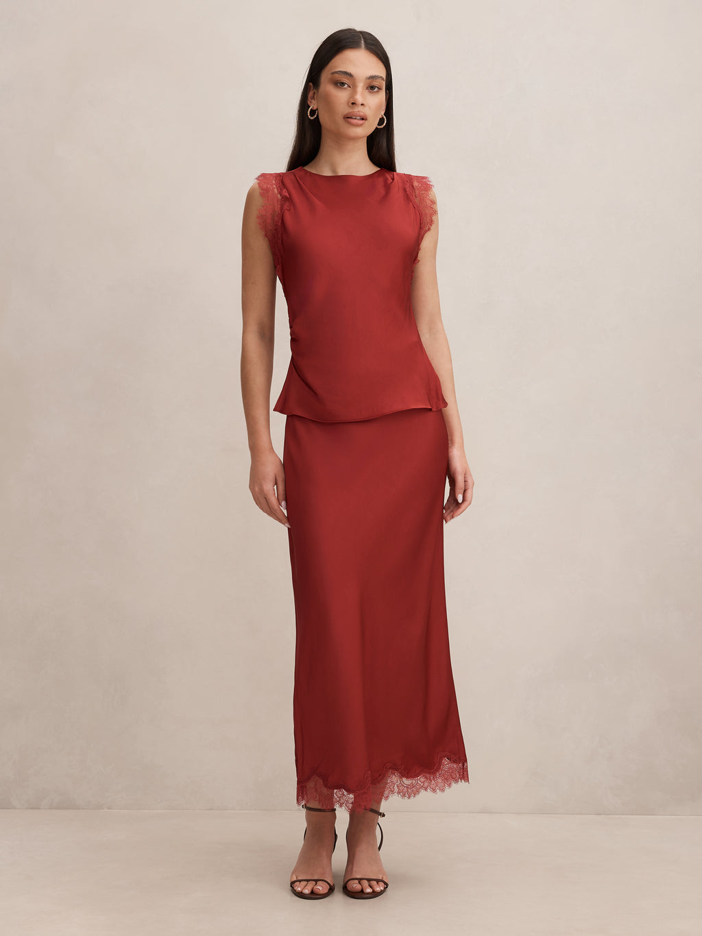 Enola Lace Maxi Skirt