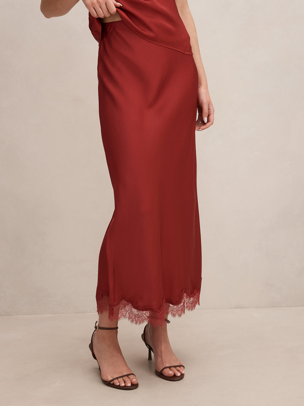 Enola Lace Maxi Skirt