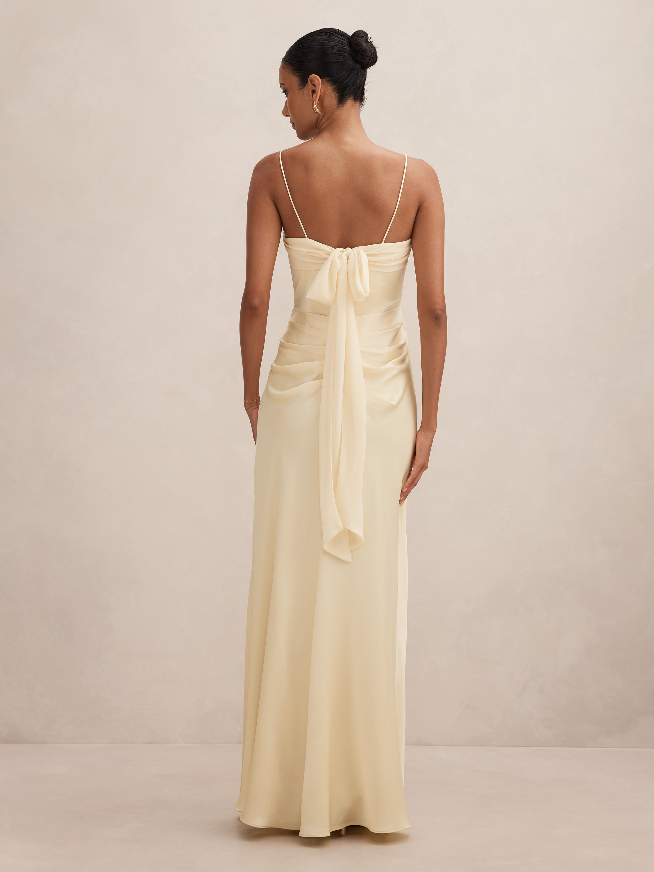 Claudia Petite Corset Maxi Dress
