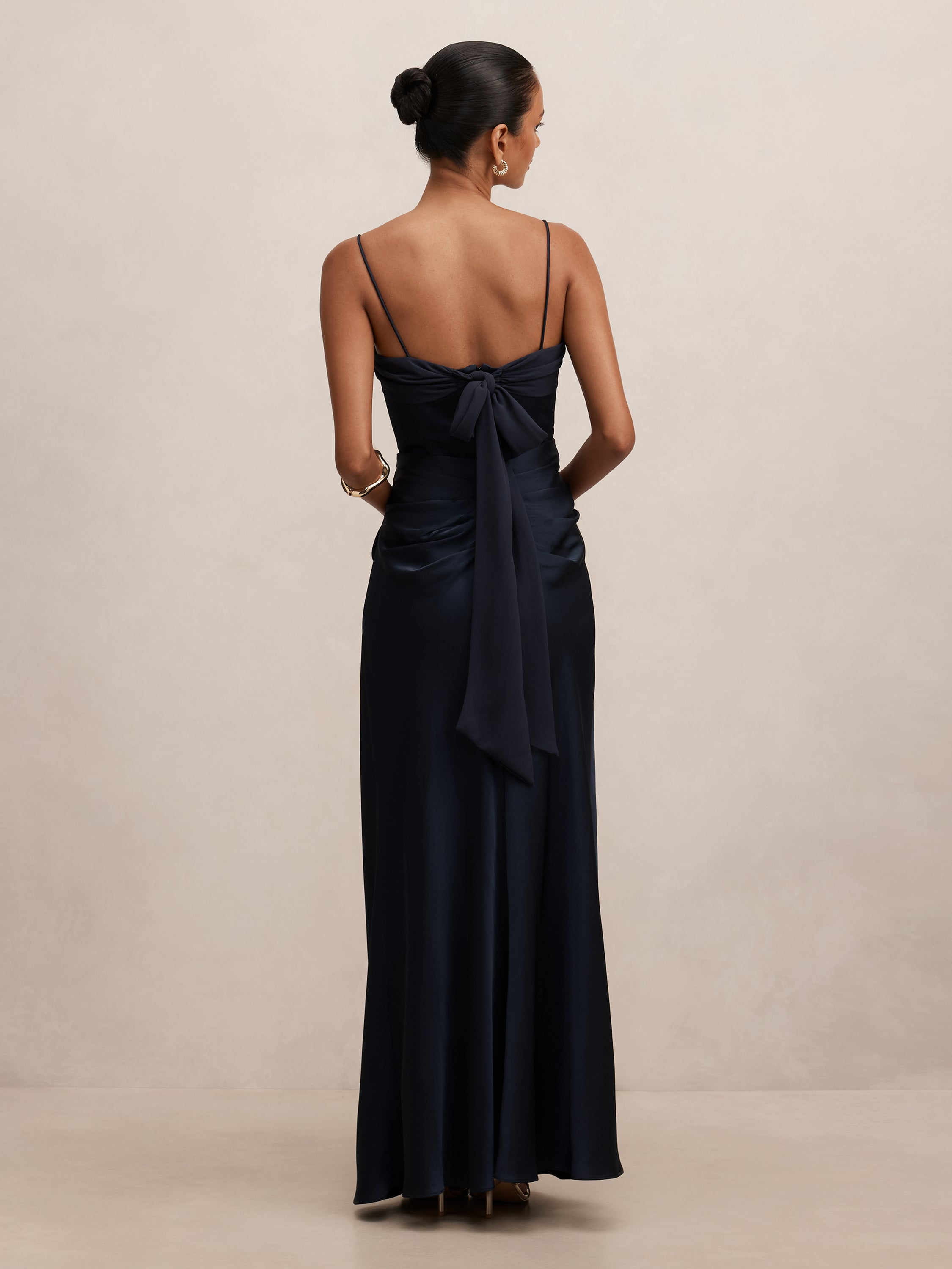Claudia Petite Corset Maxi Dress