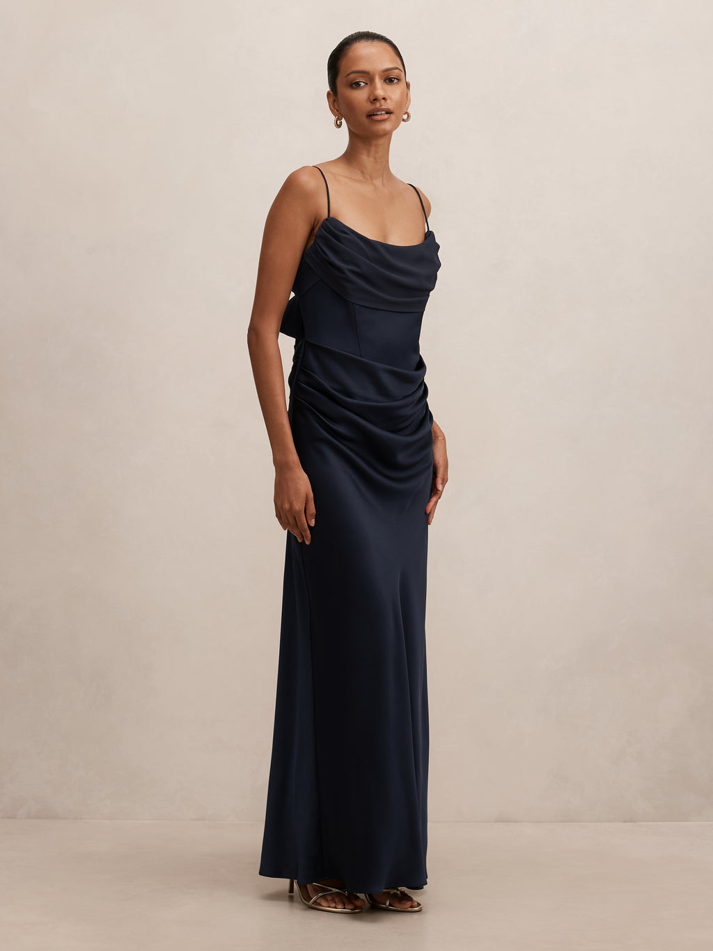 Claudia Petite Corset Maxi Dress