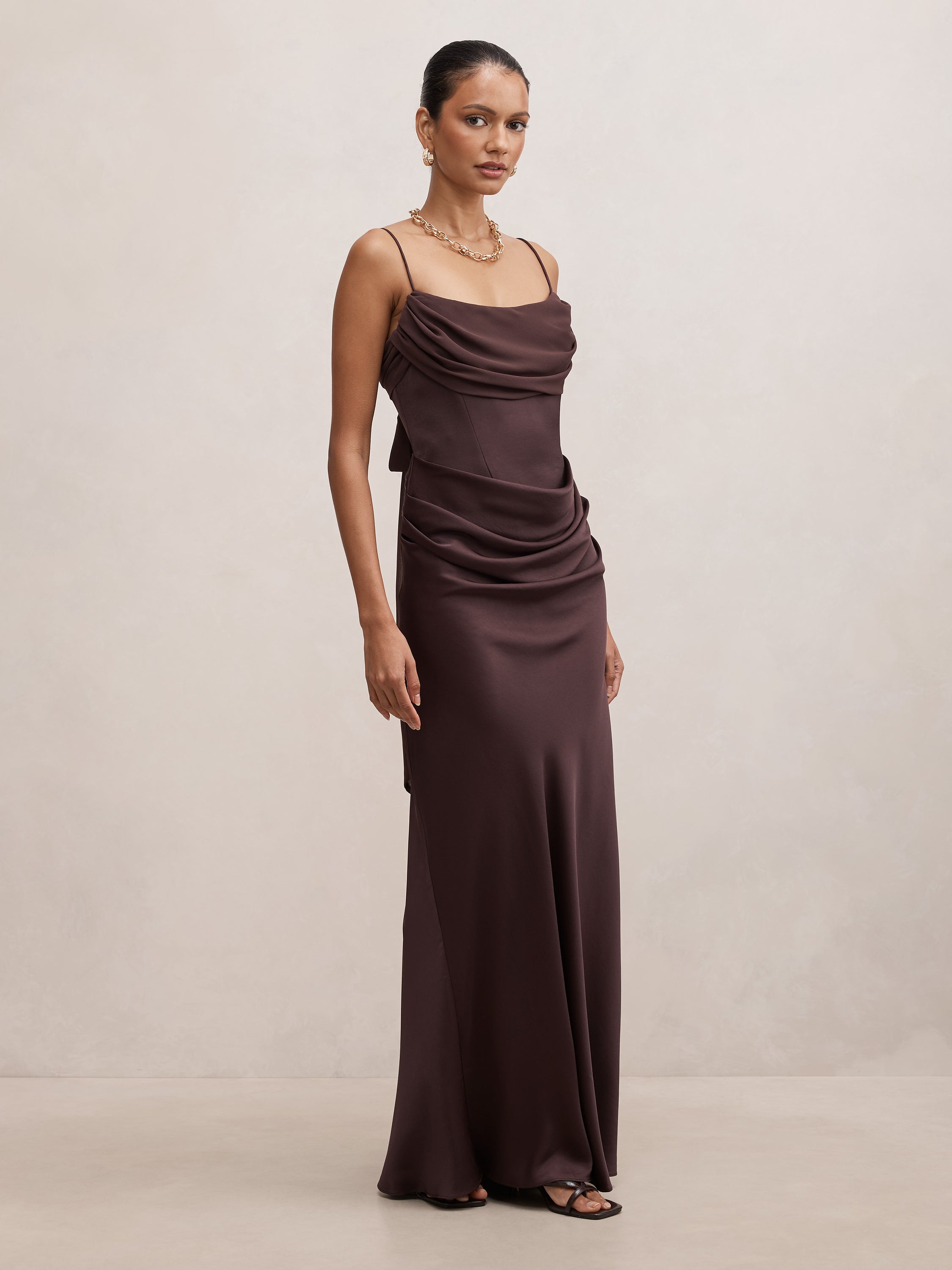 Claudia Petite Corset Maxi