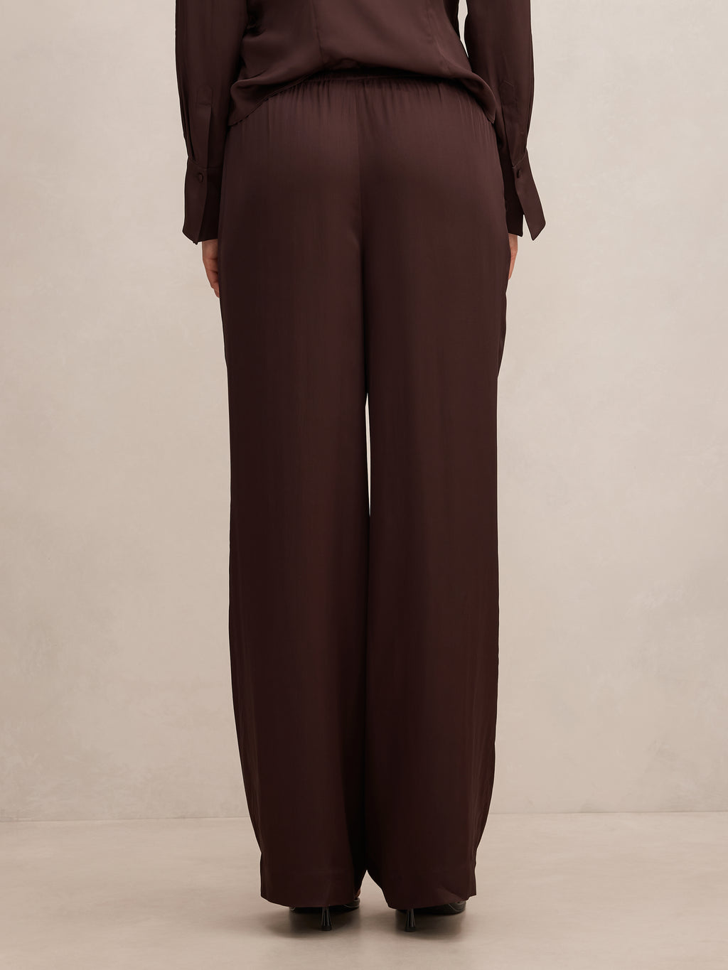 Maude Satin Wide Leg Pant
