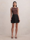 Alisha Pleated Mini Skirt