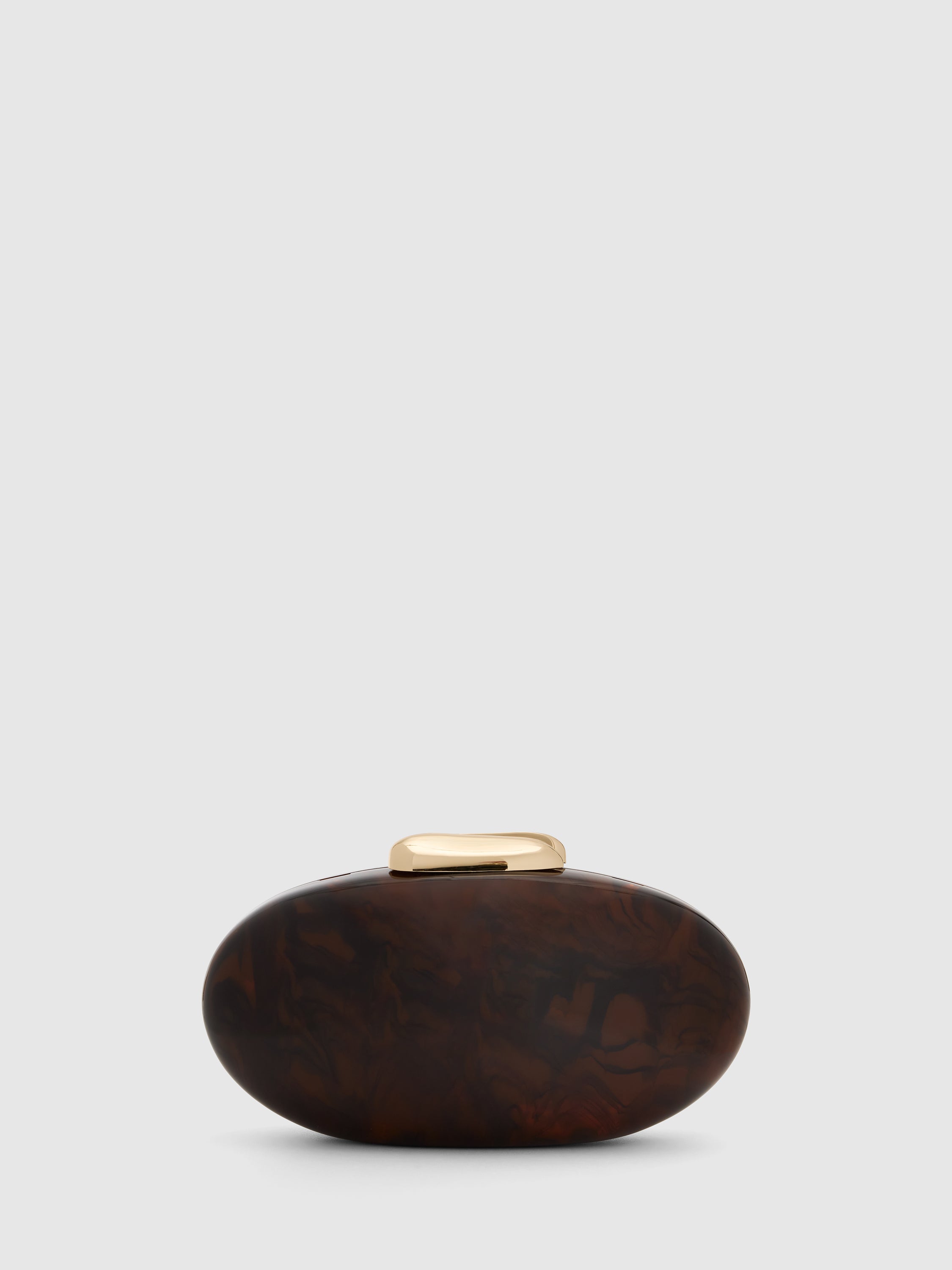 Forever New Peyton Oval Hardcase Bag - Tortoise Shell