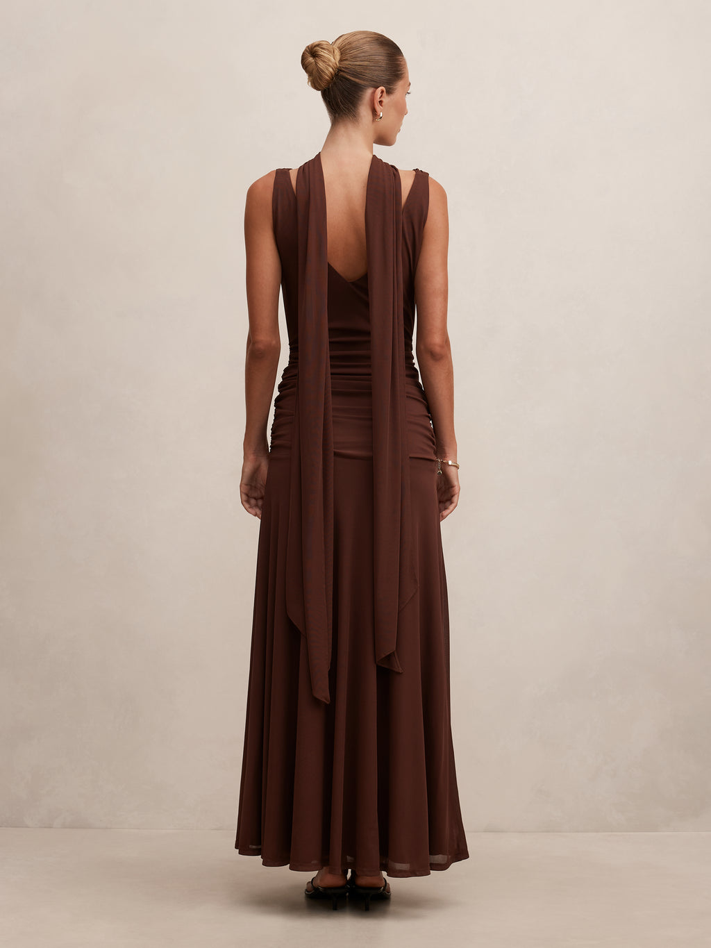 Vivianne Scarf Tie Maxi Dress