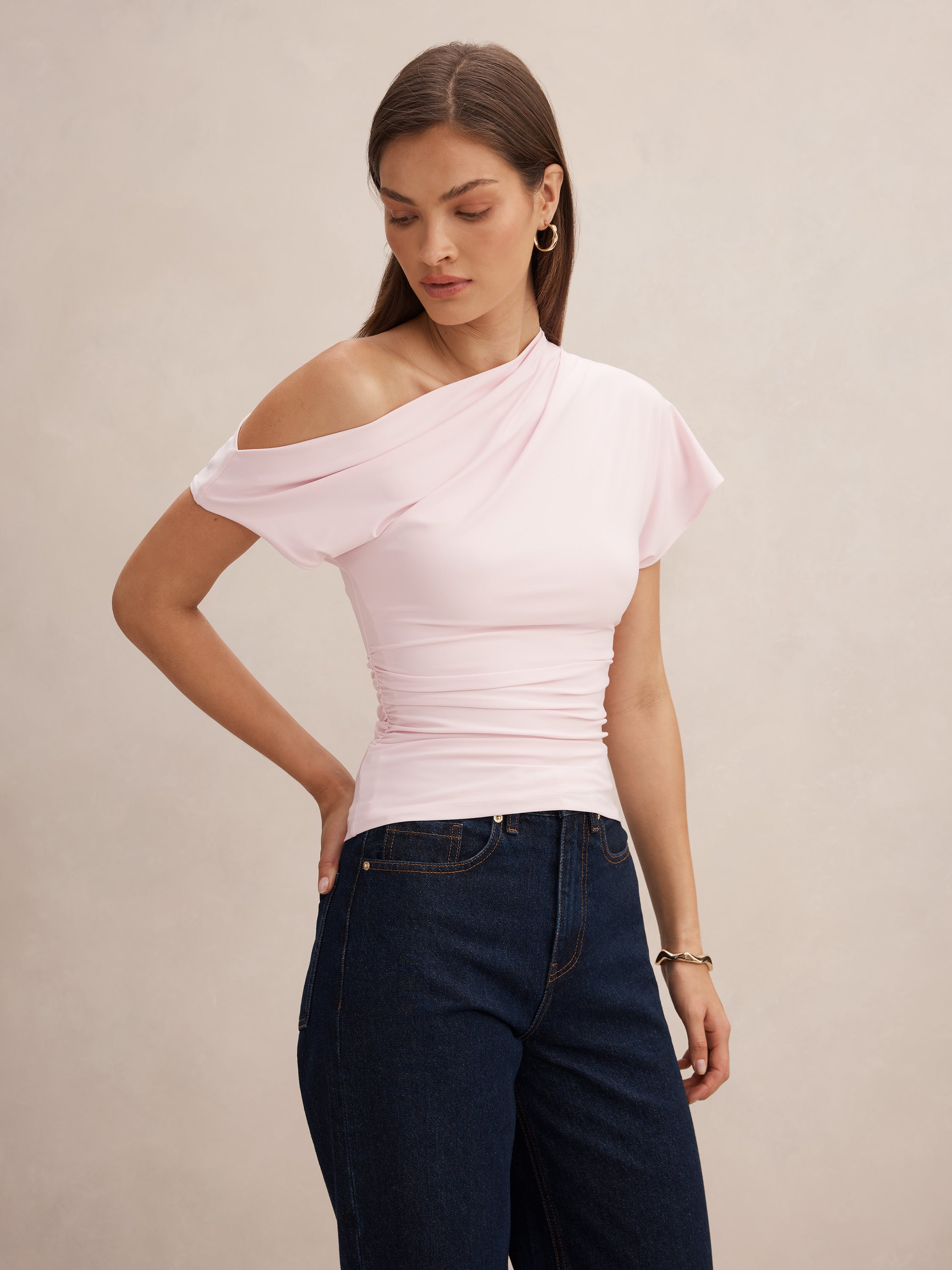 Maia Asym One Shoulder top