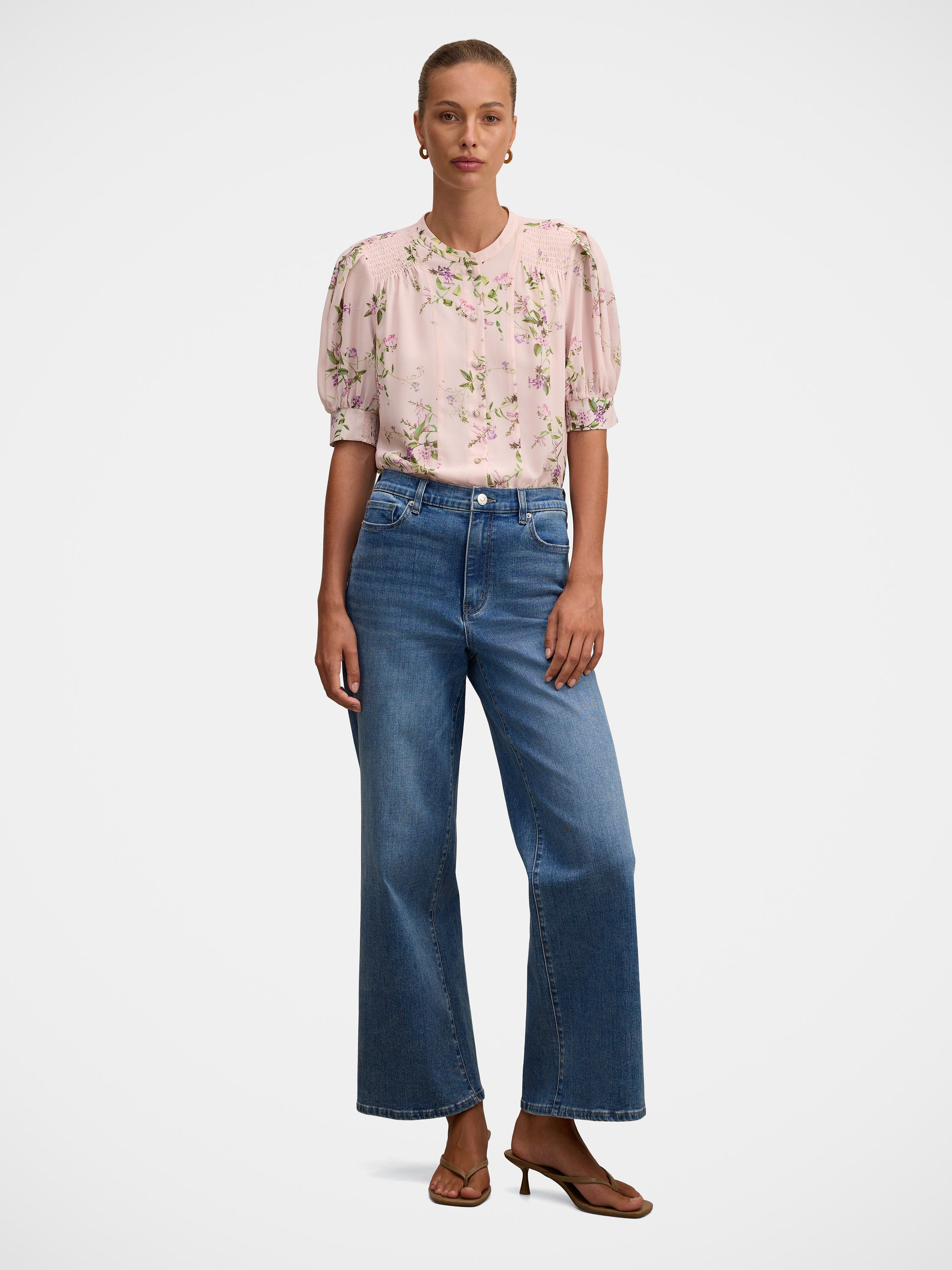 Evie Shirring Blouse