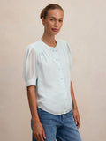 Evie Shirring Blouse