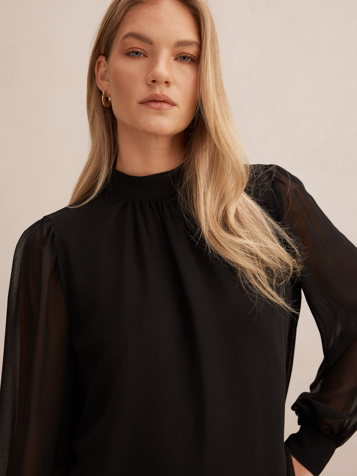Deja Sheer Blouse