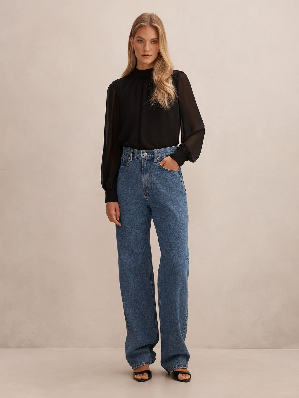 Deja Sheer Blouse