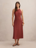Soraya Beaded Back Midi Dress