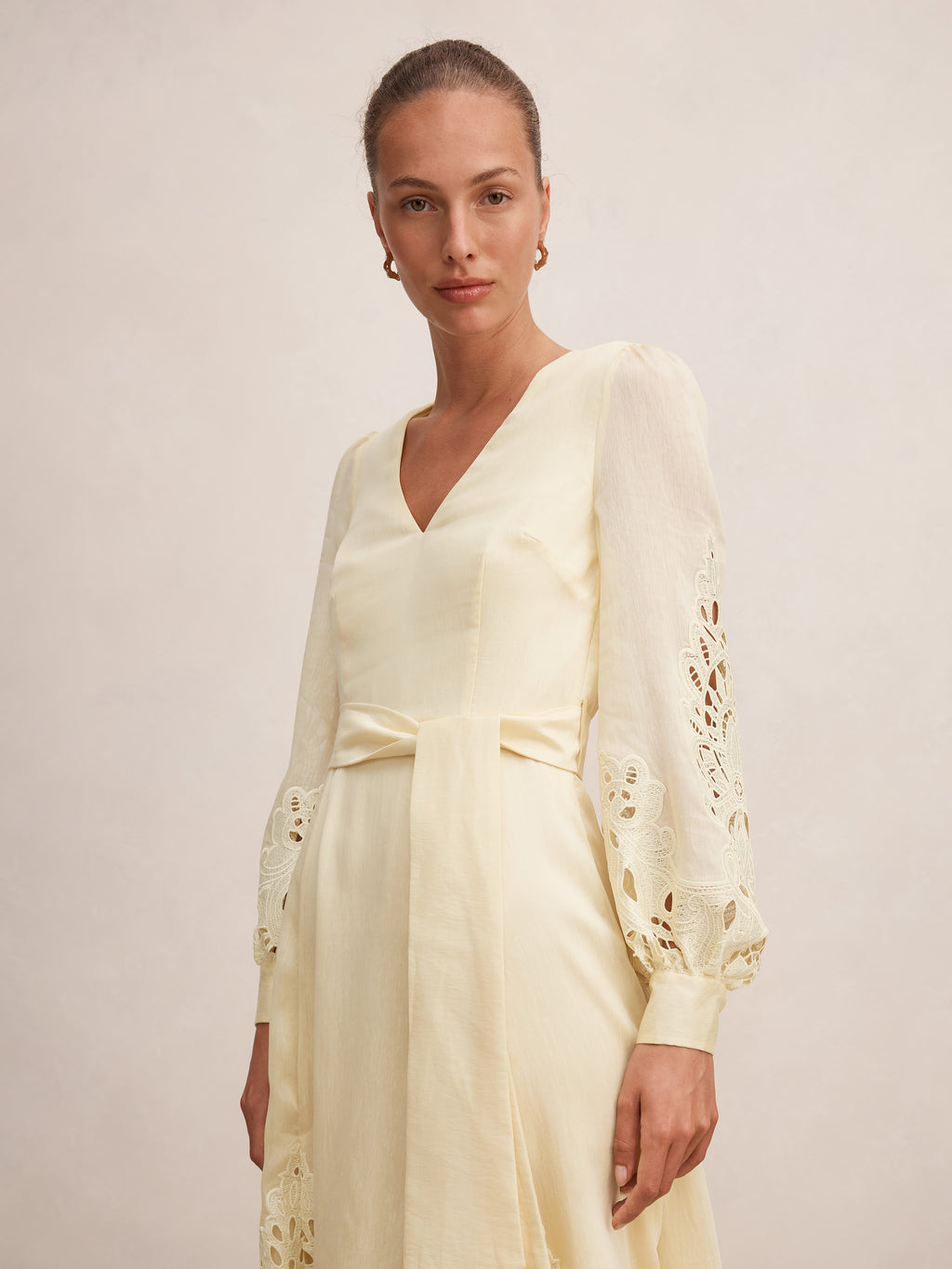 Ashlee Embroidered Long Sleeve Maxi Dress